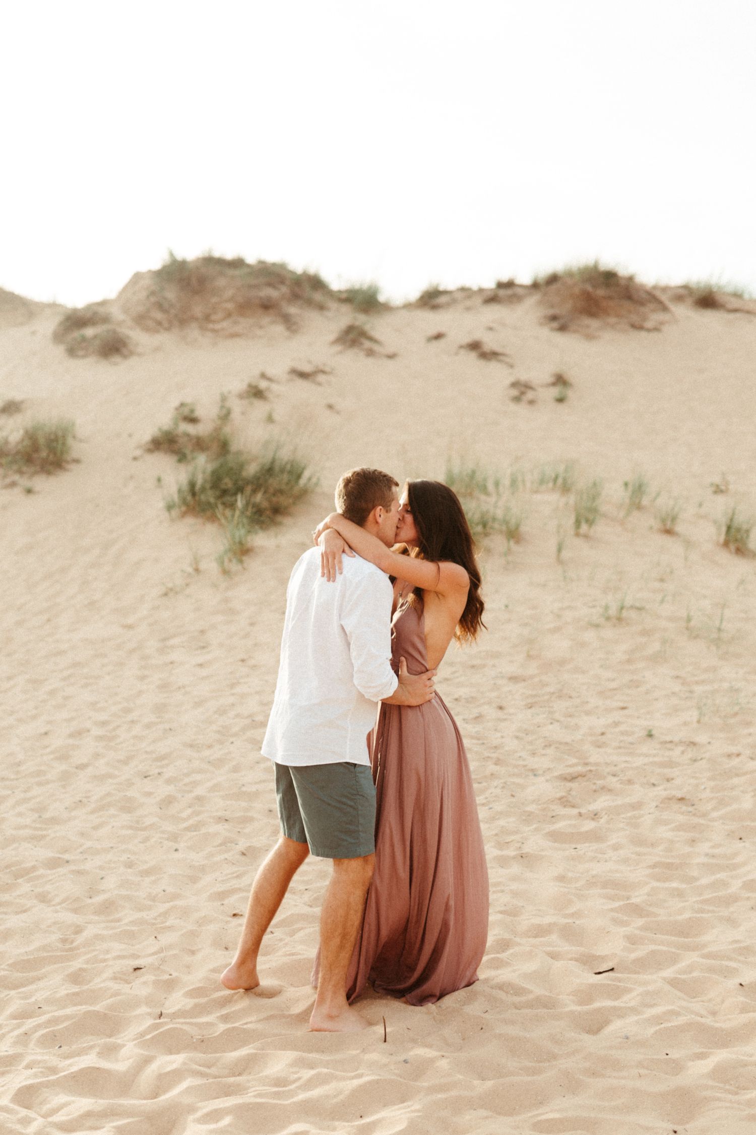 Sleeping bear dunes engagement photos, Northern Michigan wedding photographer