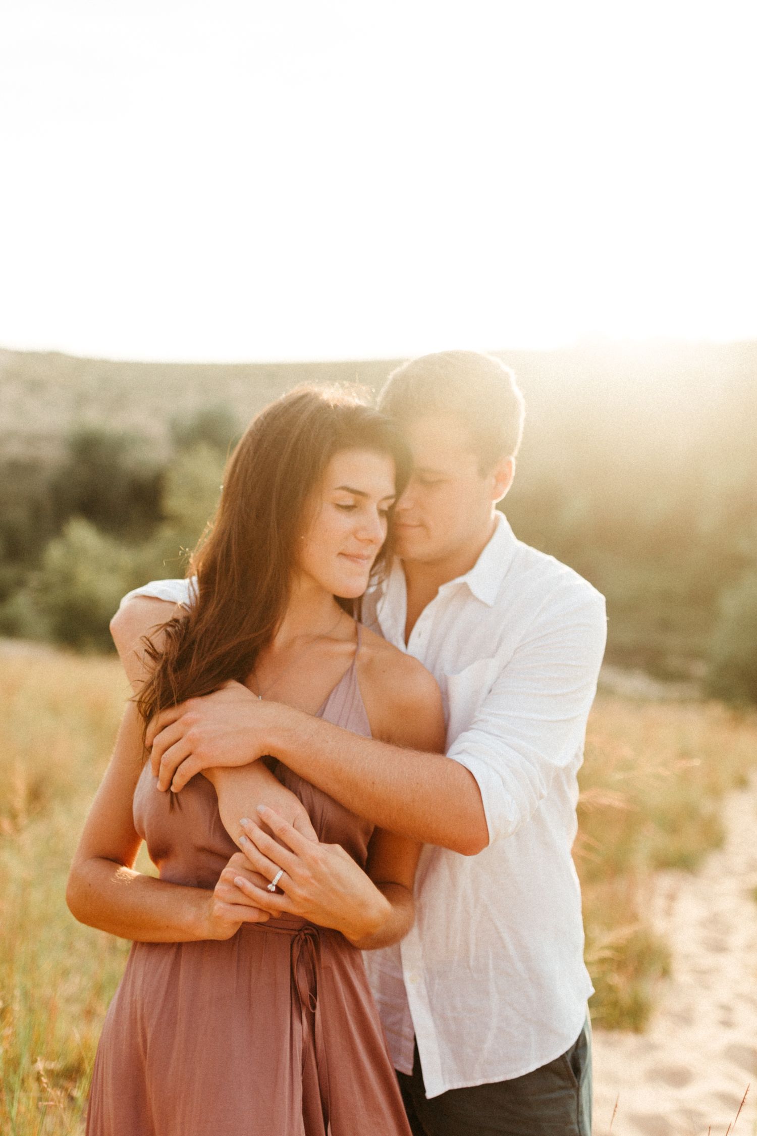 Sleeping bear dunes engagement photos, Northern Michigan wedding photographer