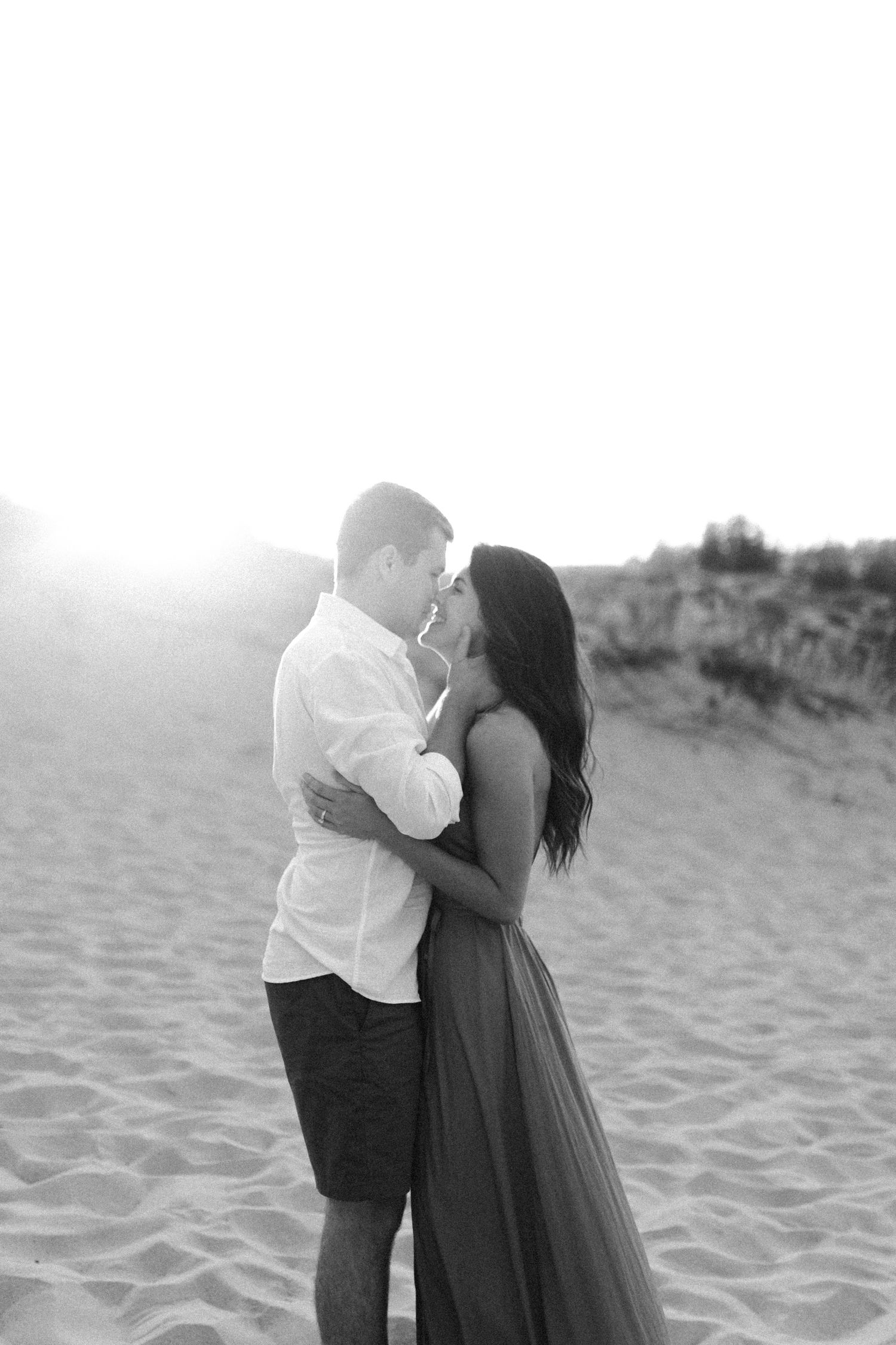 Sleeping bear dunes engagement photos, Northern Michigan wedding photographer