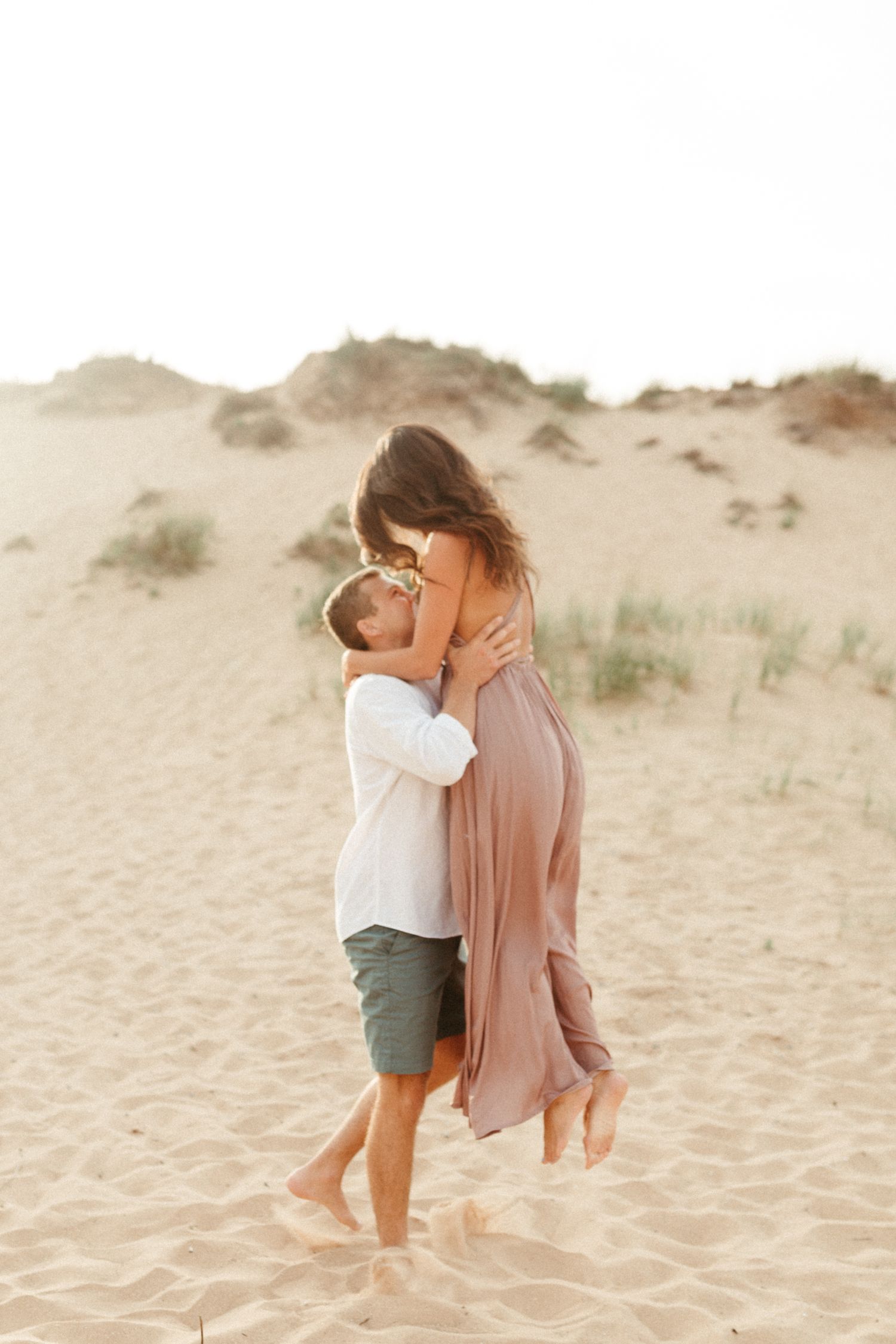 Sleeping bear dunes engagement photos, Northern Michigan wedding photographer