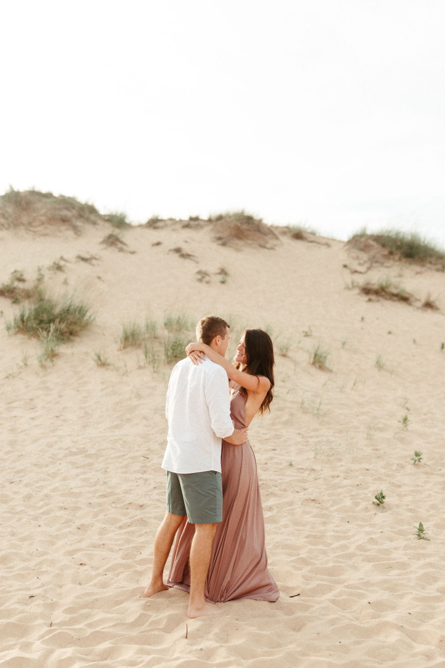 Sleeping bear dunes engagement photos, Northern Michigan wedding photographer