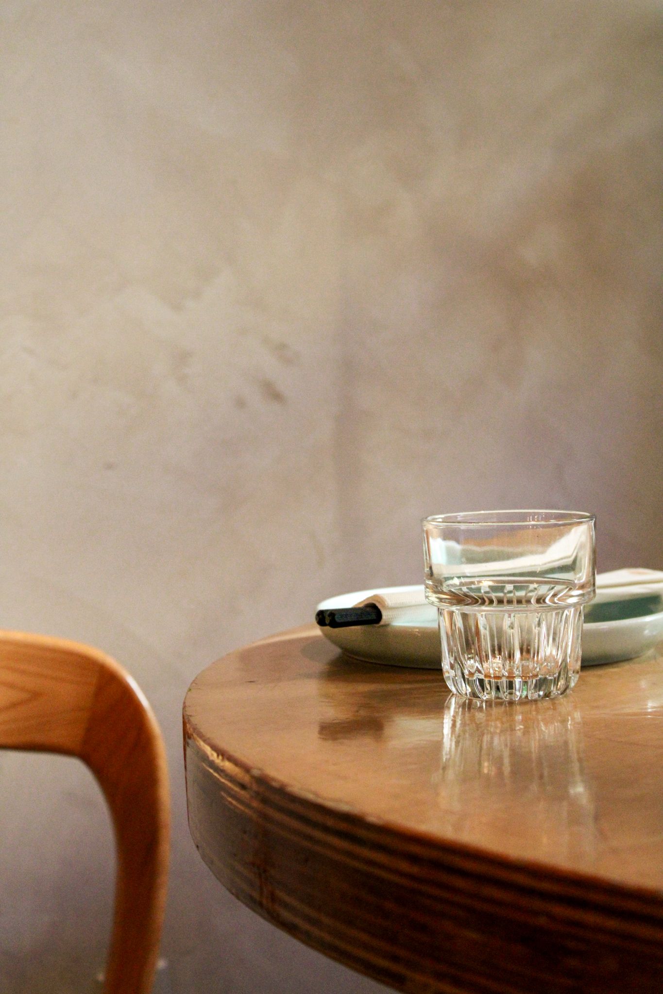 Table setting and dining atmosphere at Breeze Sichuan restaurant in Greenpoint, Brooklyn