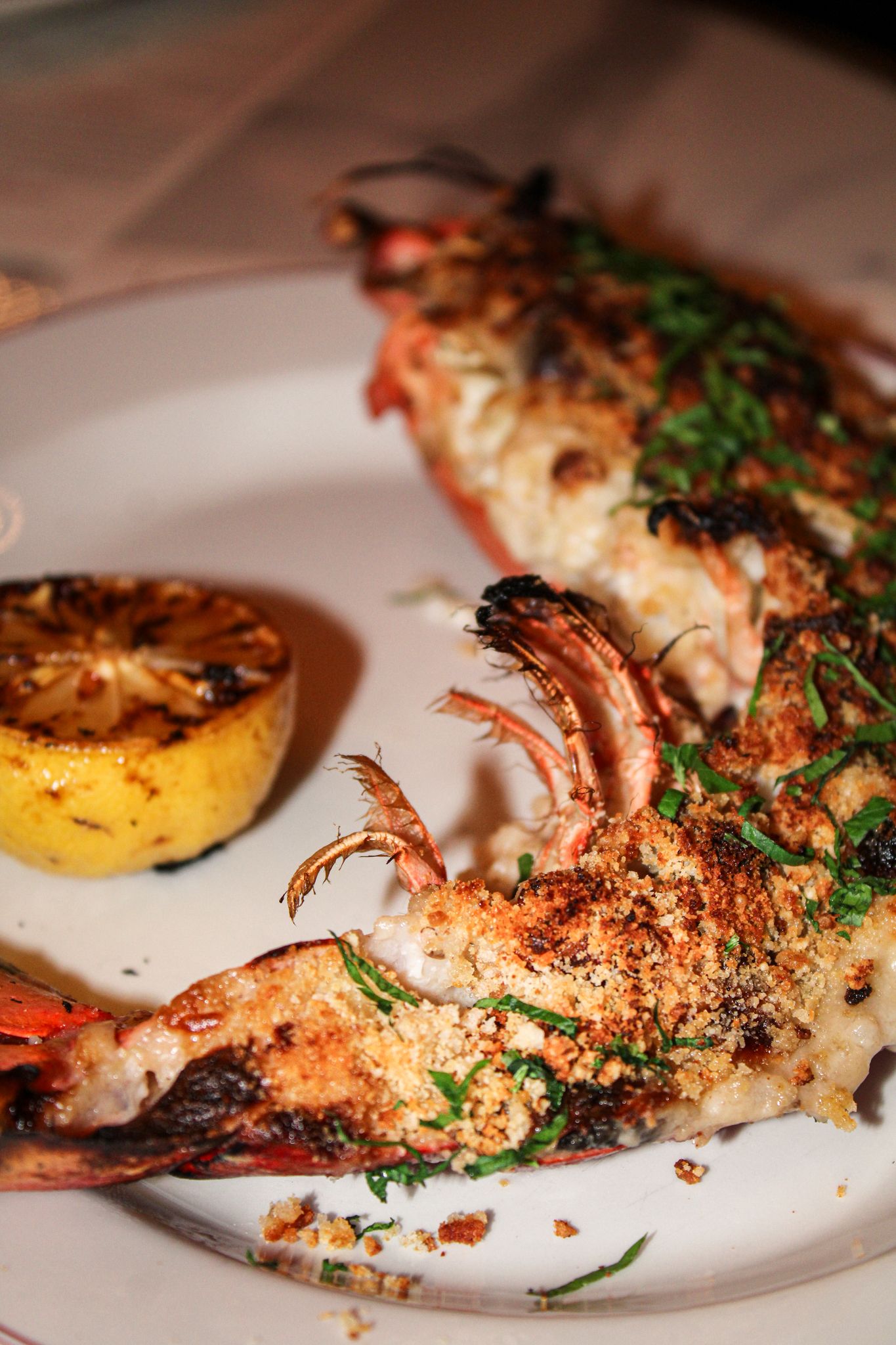 Lobster Thermidor with Mornay sauce and Gruyère cheese at Grand Brasserie in New York