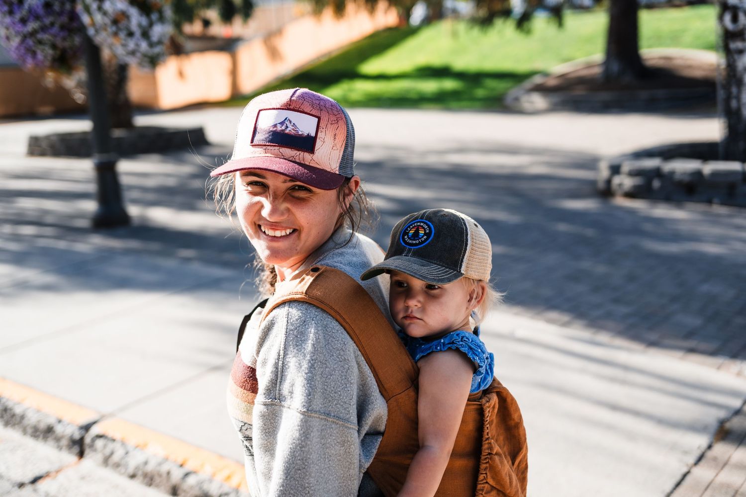 Outdoor adventure companions enjoying a sunny day in the park.