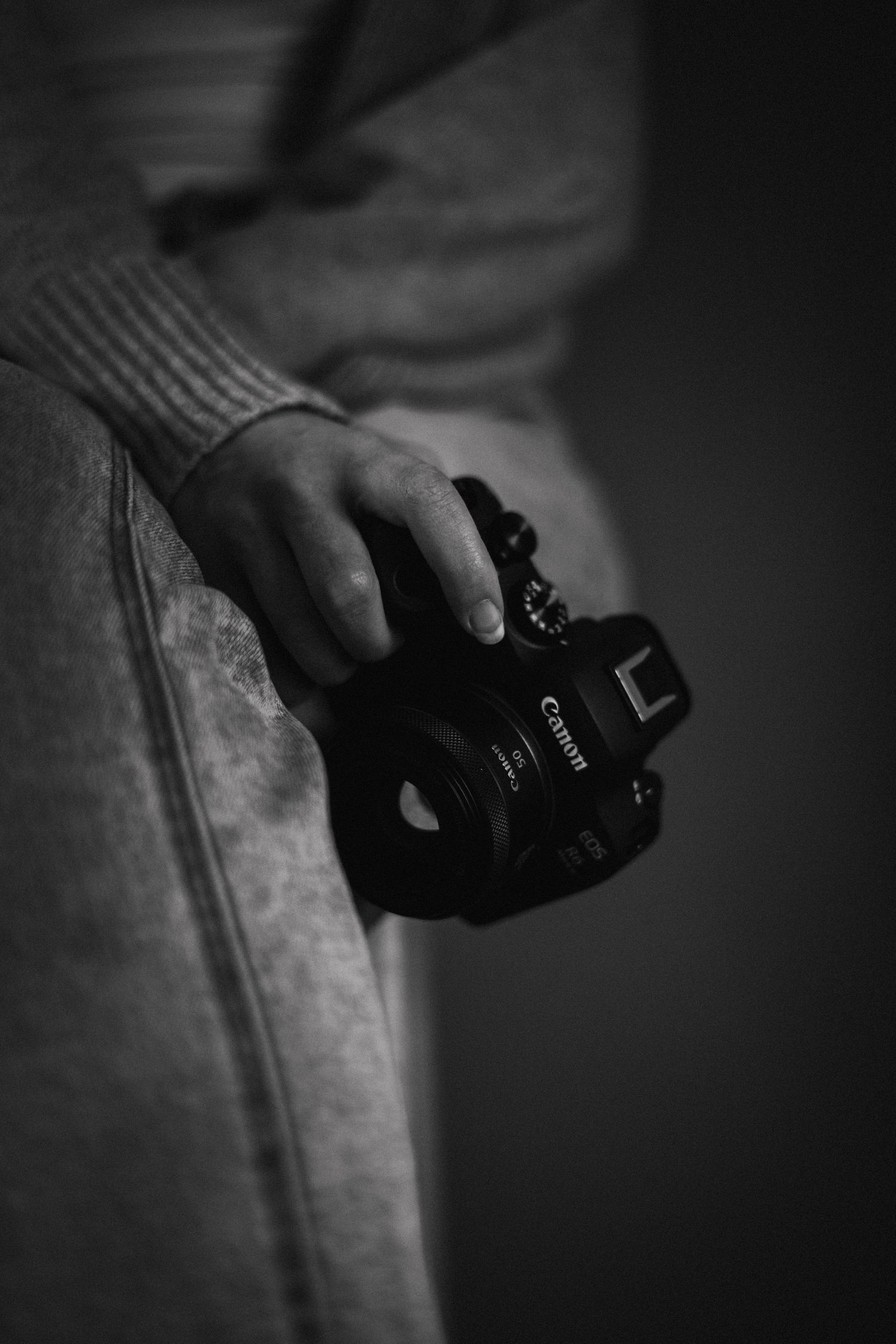 Close up of Canon camera
