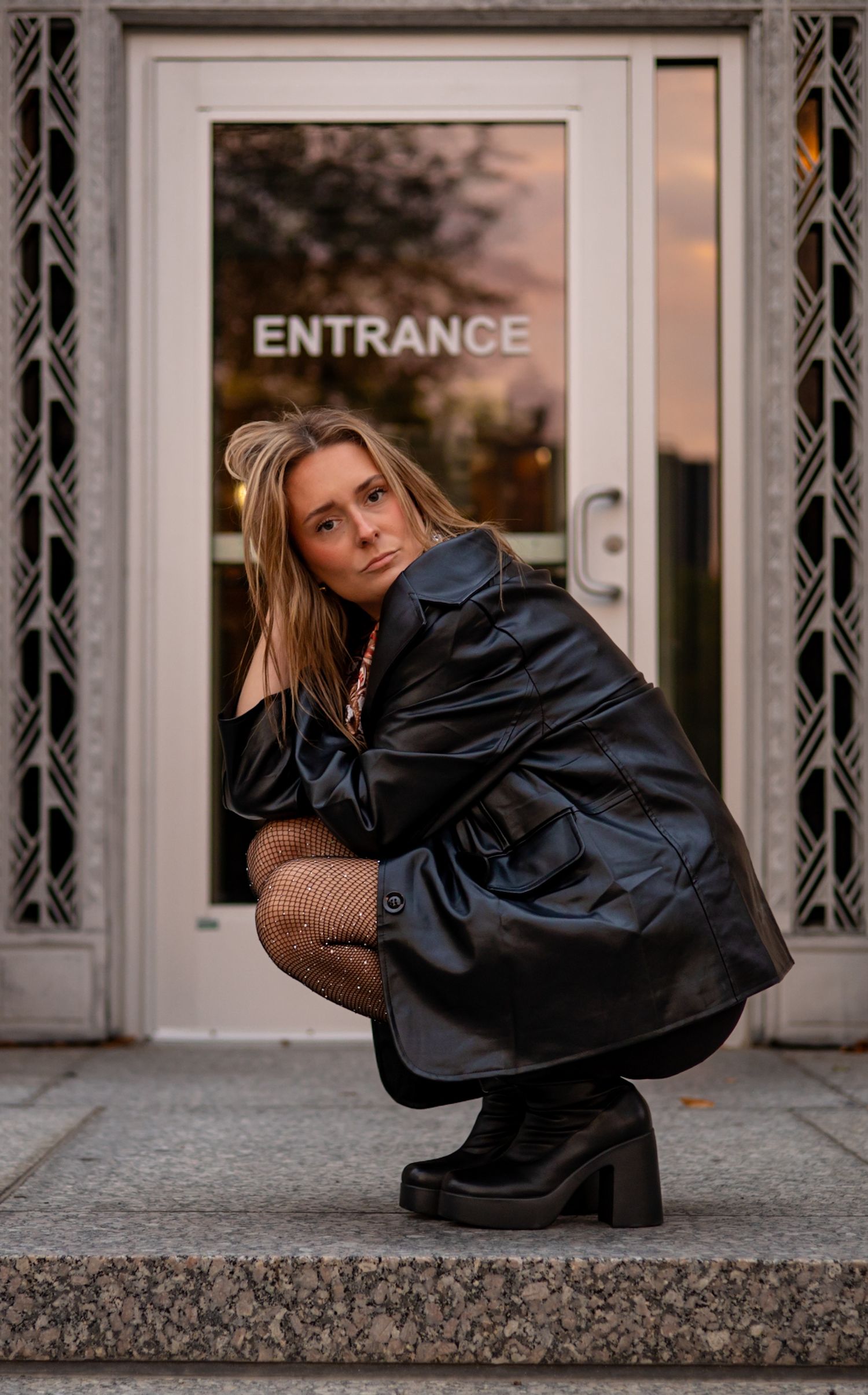 Woman posing