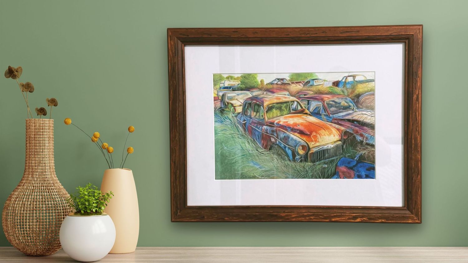 Completed artwork by landscape and wildlife artist, Katelizabeth.