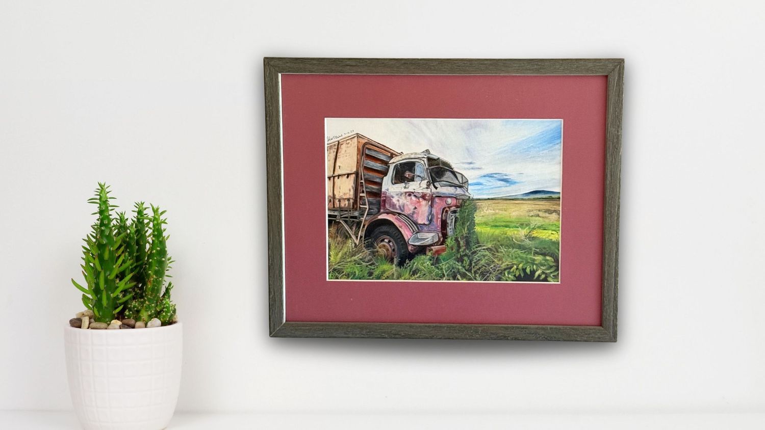 Completed artwork by landscape and wildlife artist, Katelizabeth.