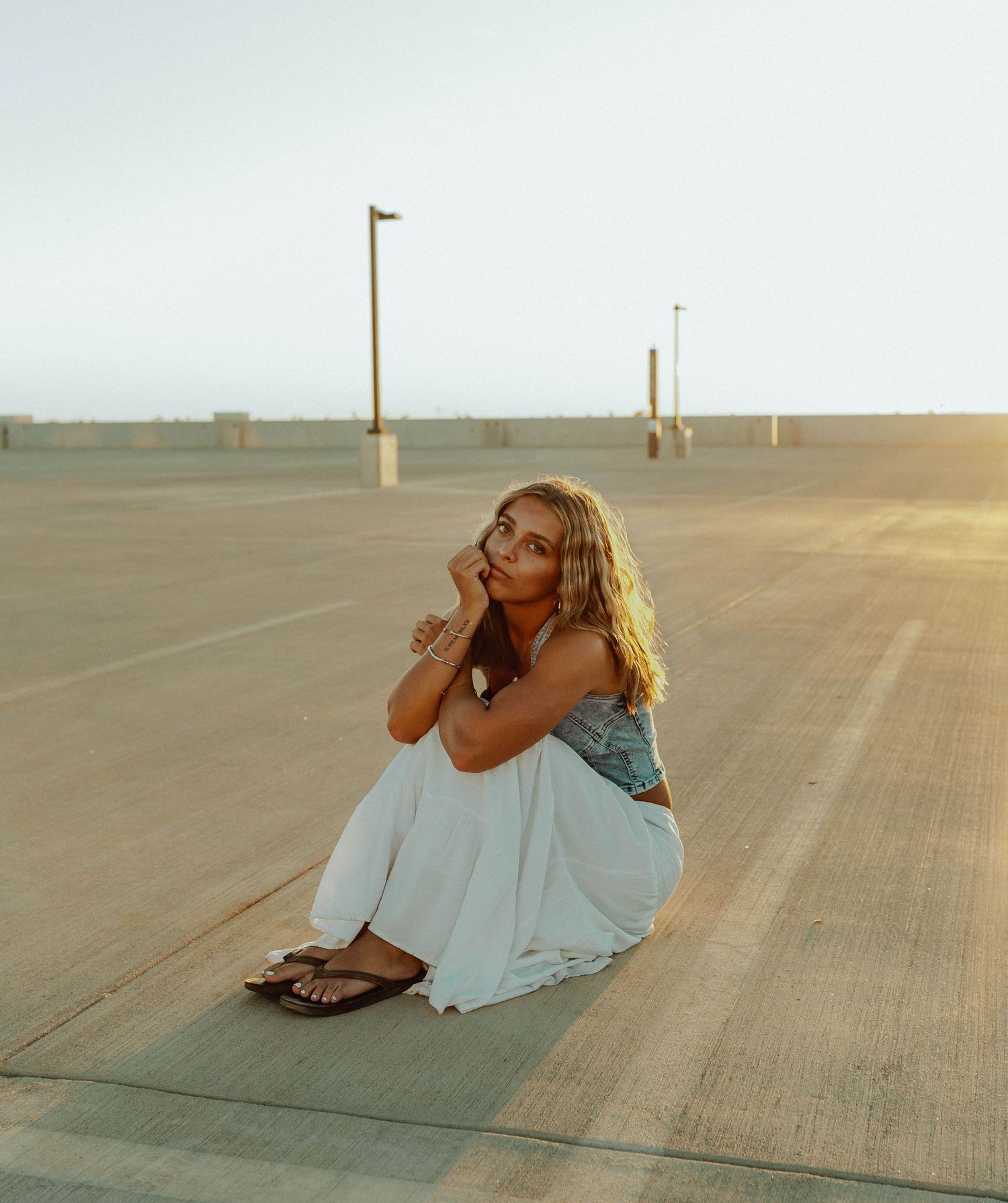 Arizona Desert Senior Photos Portraits at golden hour with a cinematic feel