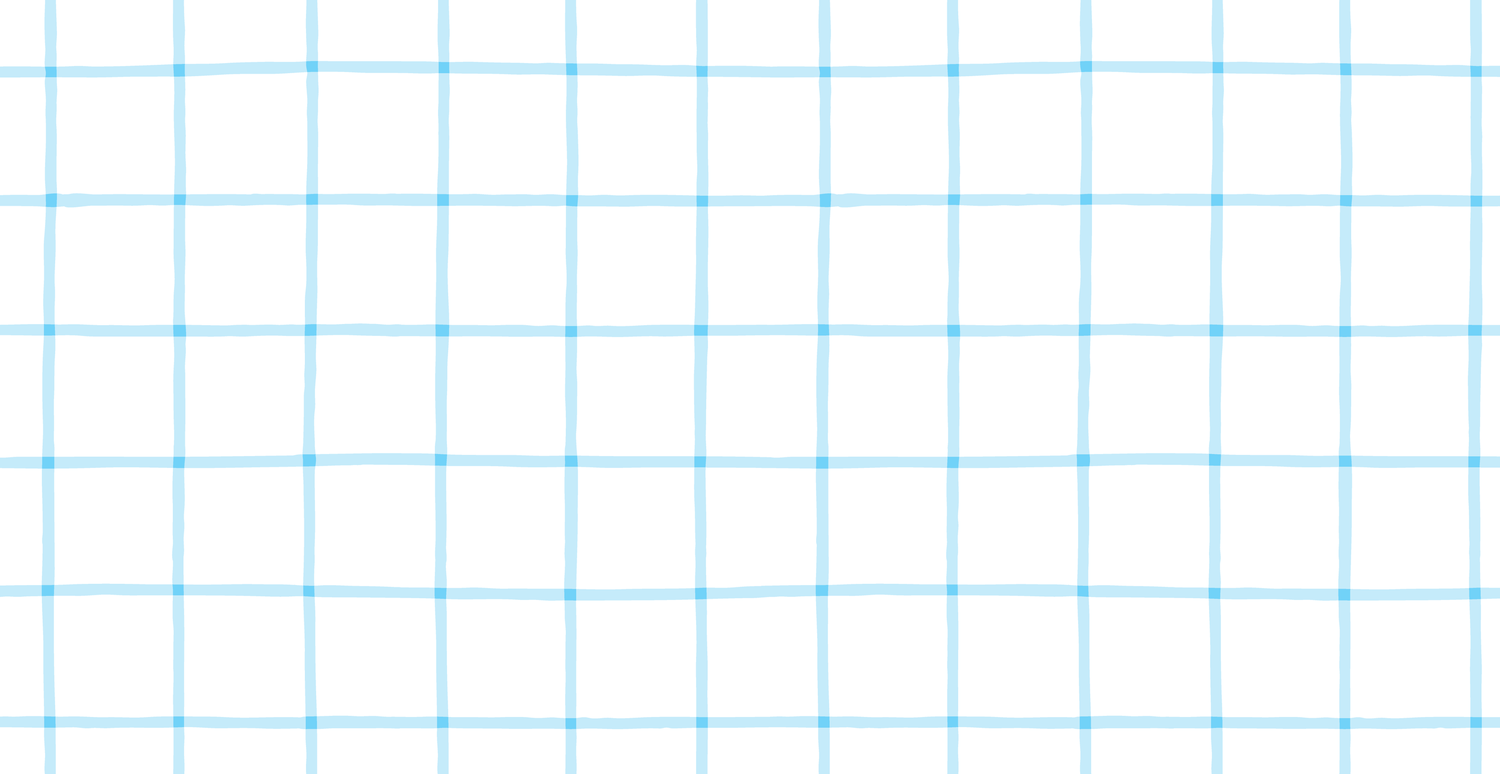 Simple clean white grid pattern with light blue lines forming uniform squares on white background.