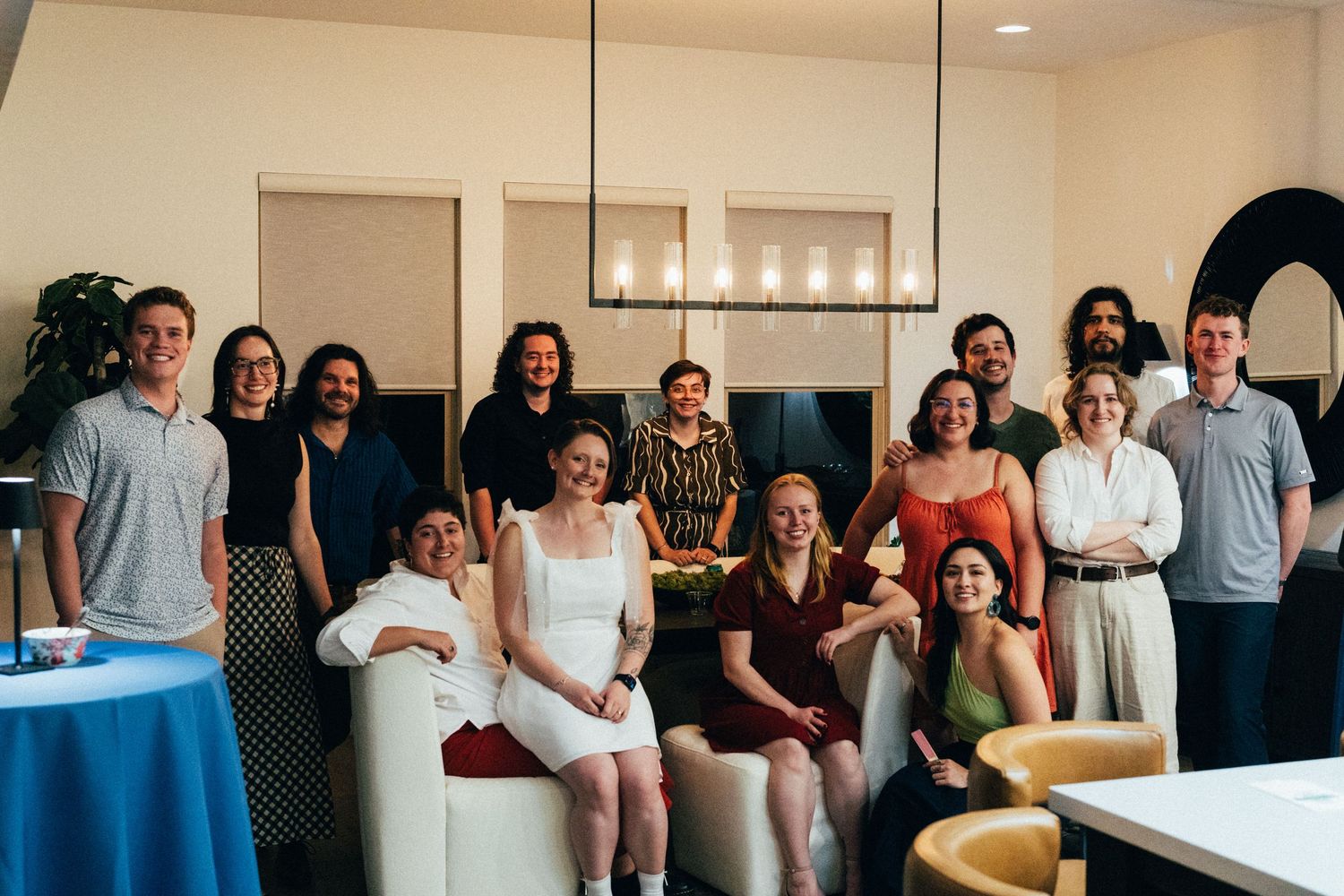 A group wedding picture