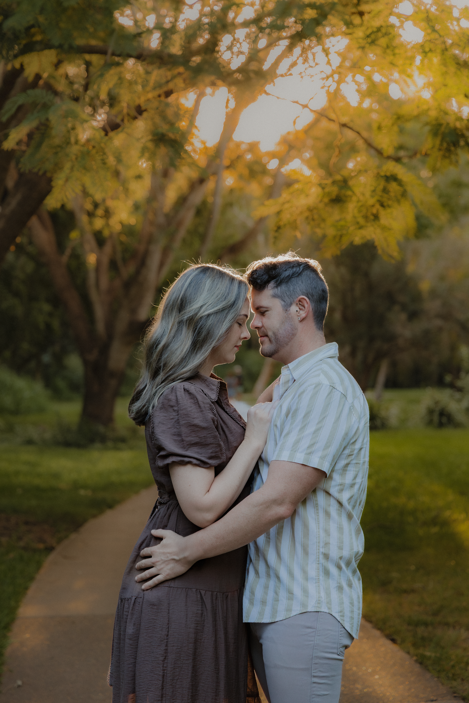 Wild Moon lens Engagement photo