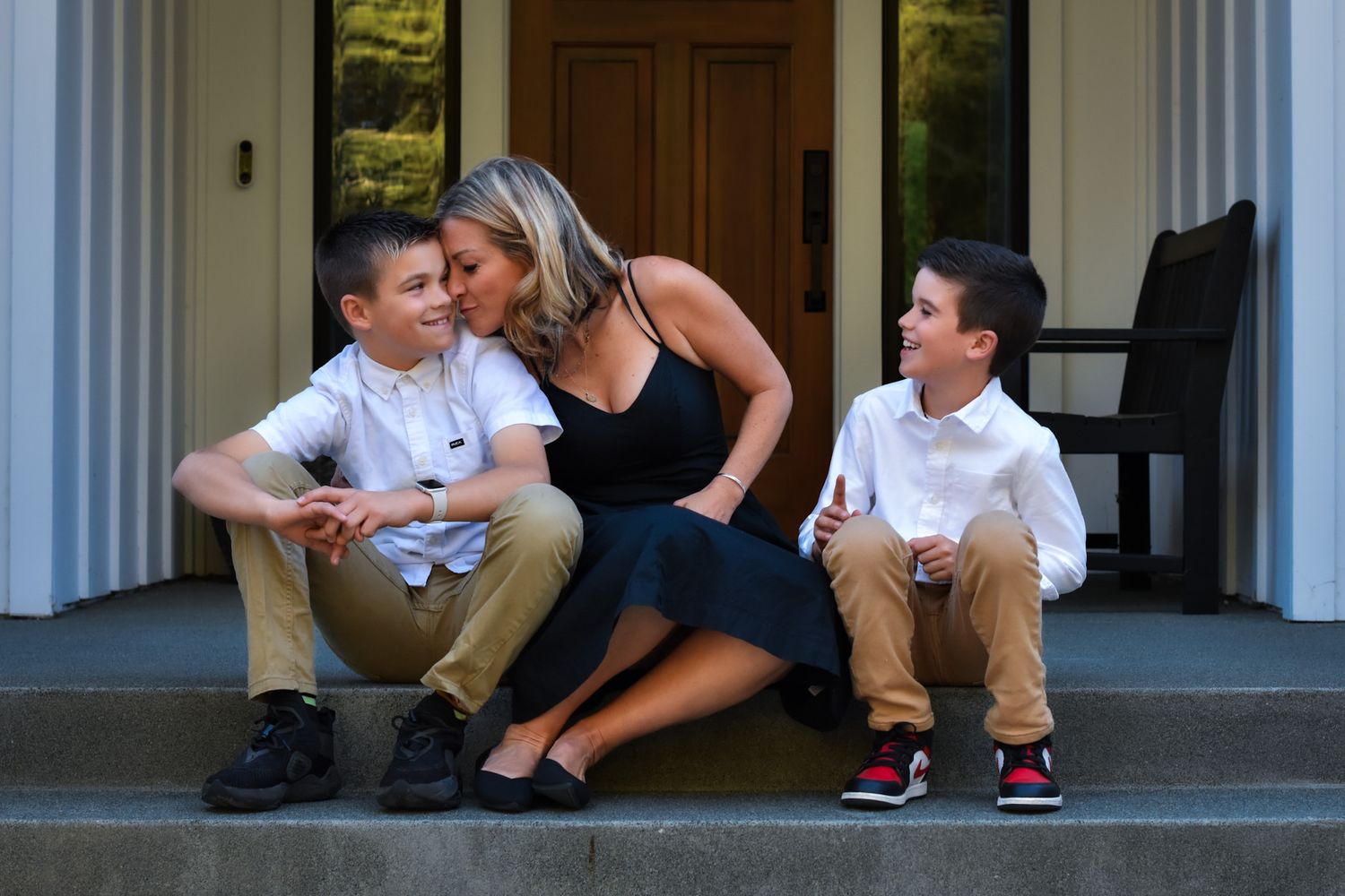 Beautiful family porch photo by reknown Sonoma county photographer smc shots