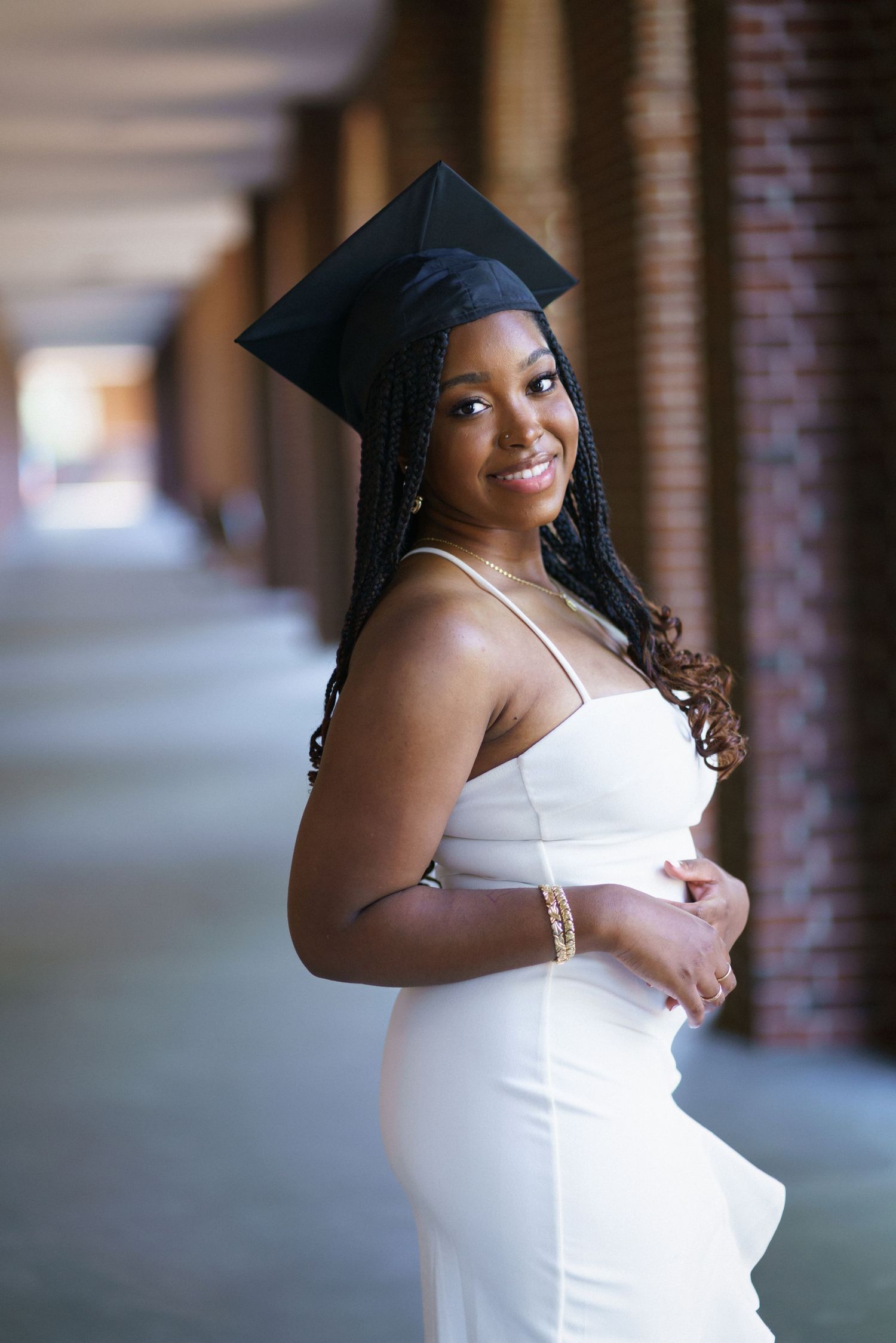 UNC Wilmington graduate portrait in Raleigh NC by Stephanie Marie Imagery