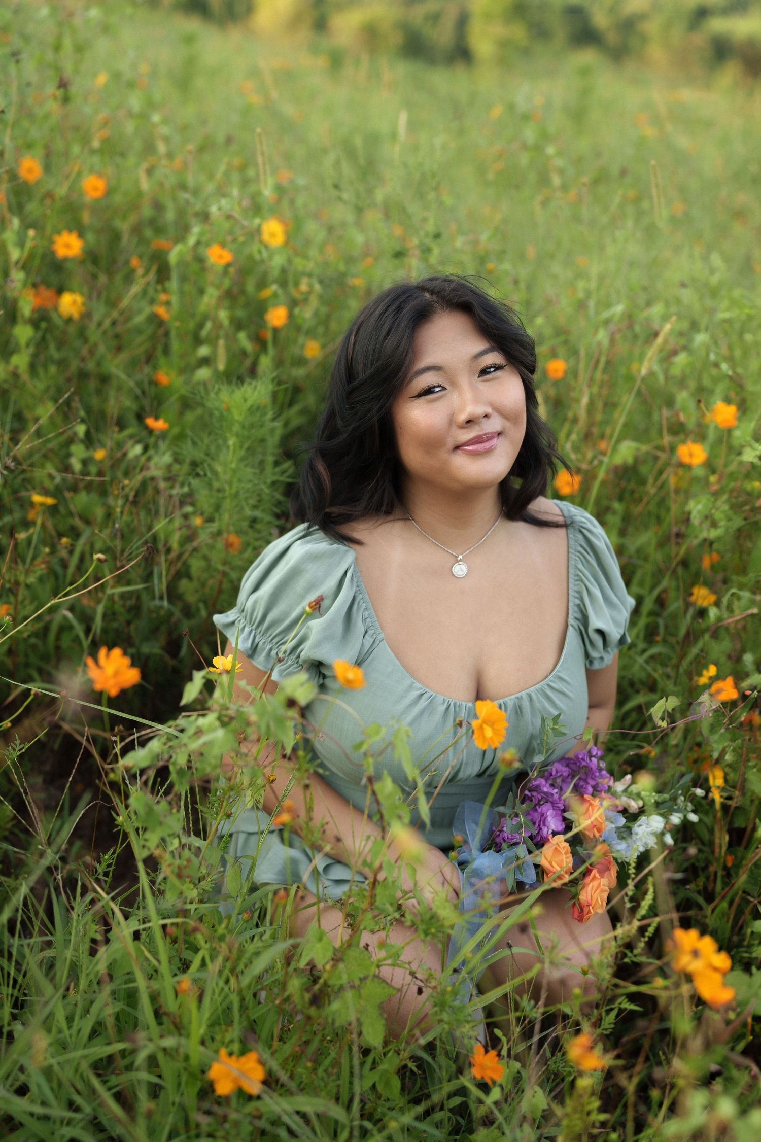 Raleigh NC Senior Portrait Photographer at Dix Park