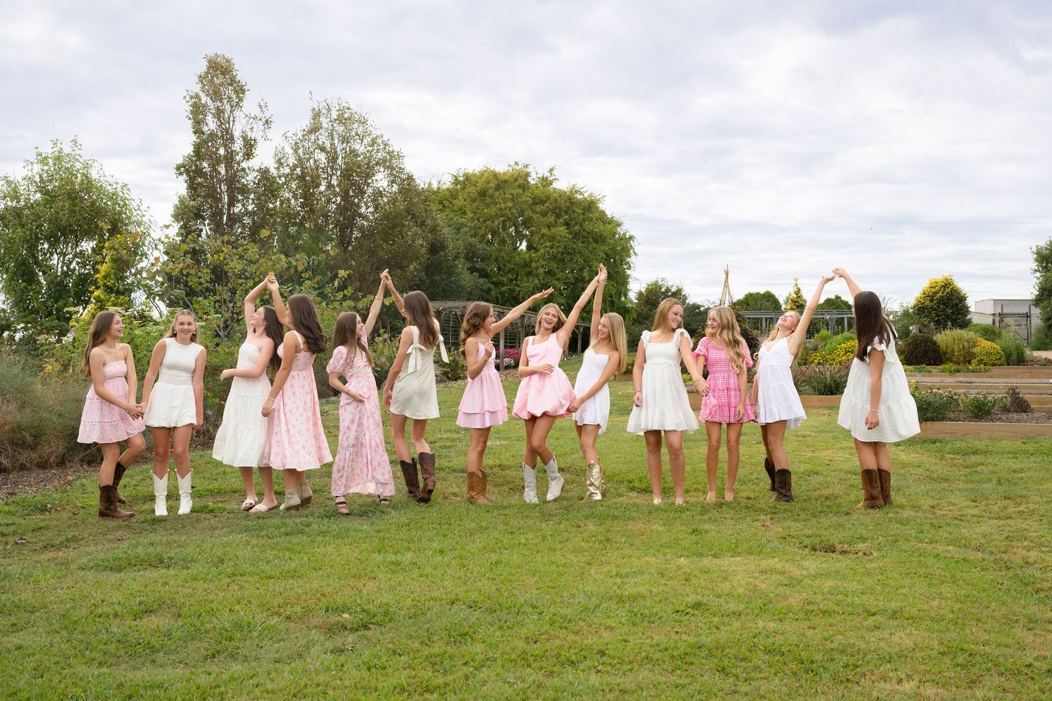 Best friend birthday portraits at JC Raulston Arboretum