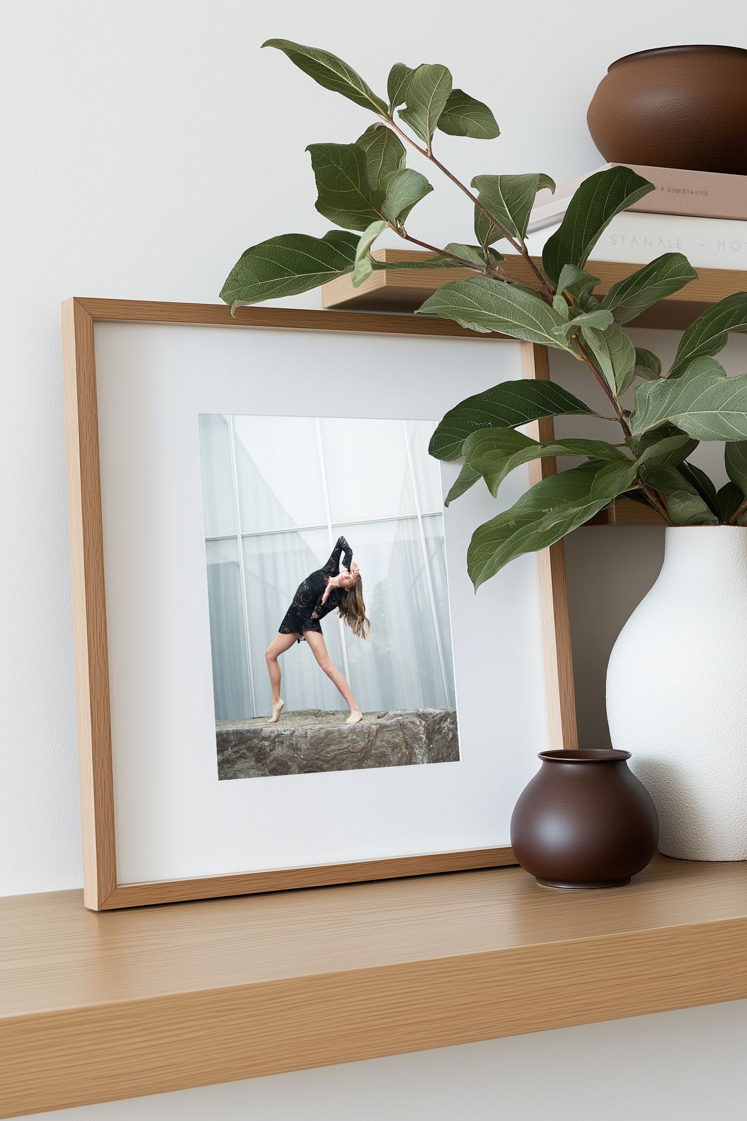 dance portrait displayed as a matted framed print in Raleigh, NC