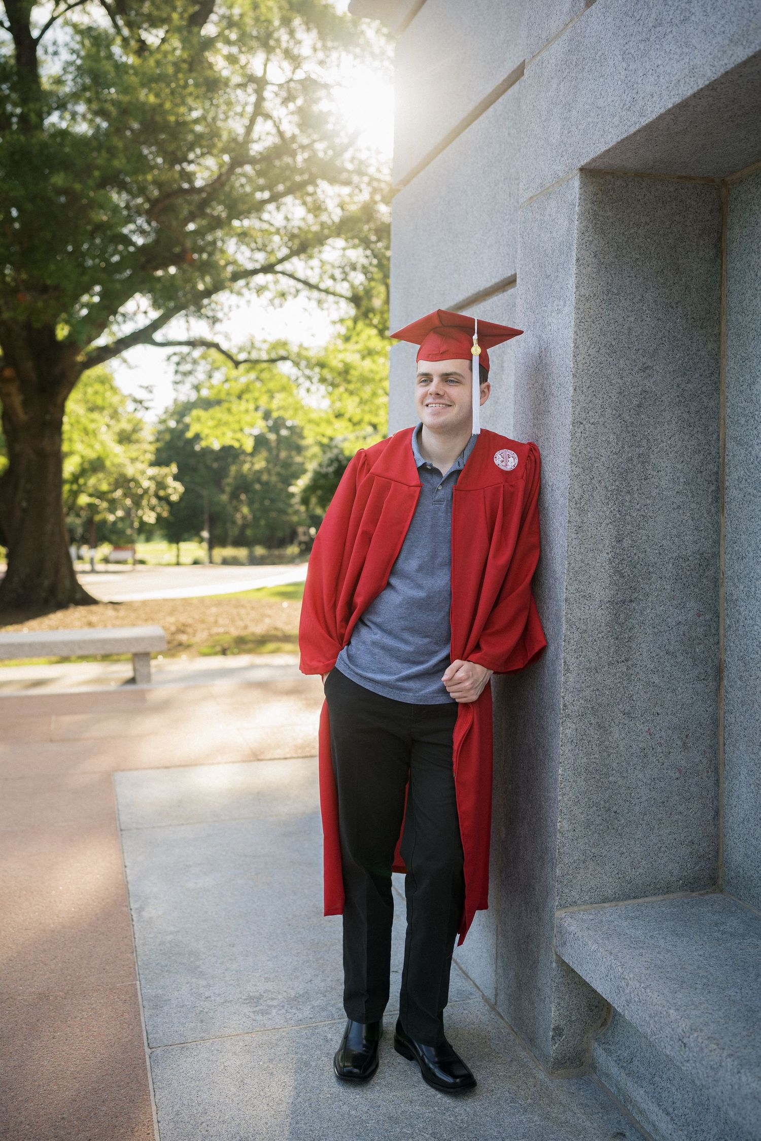 NC State University graduate portrait in Raleigh NC by Stephanie Marie Imagery