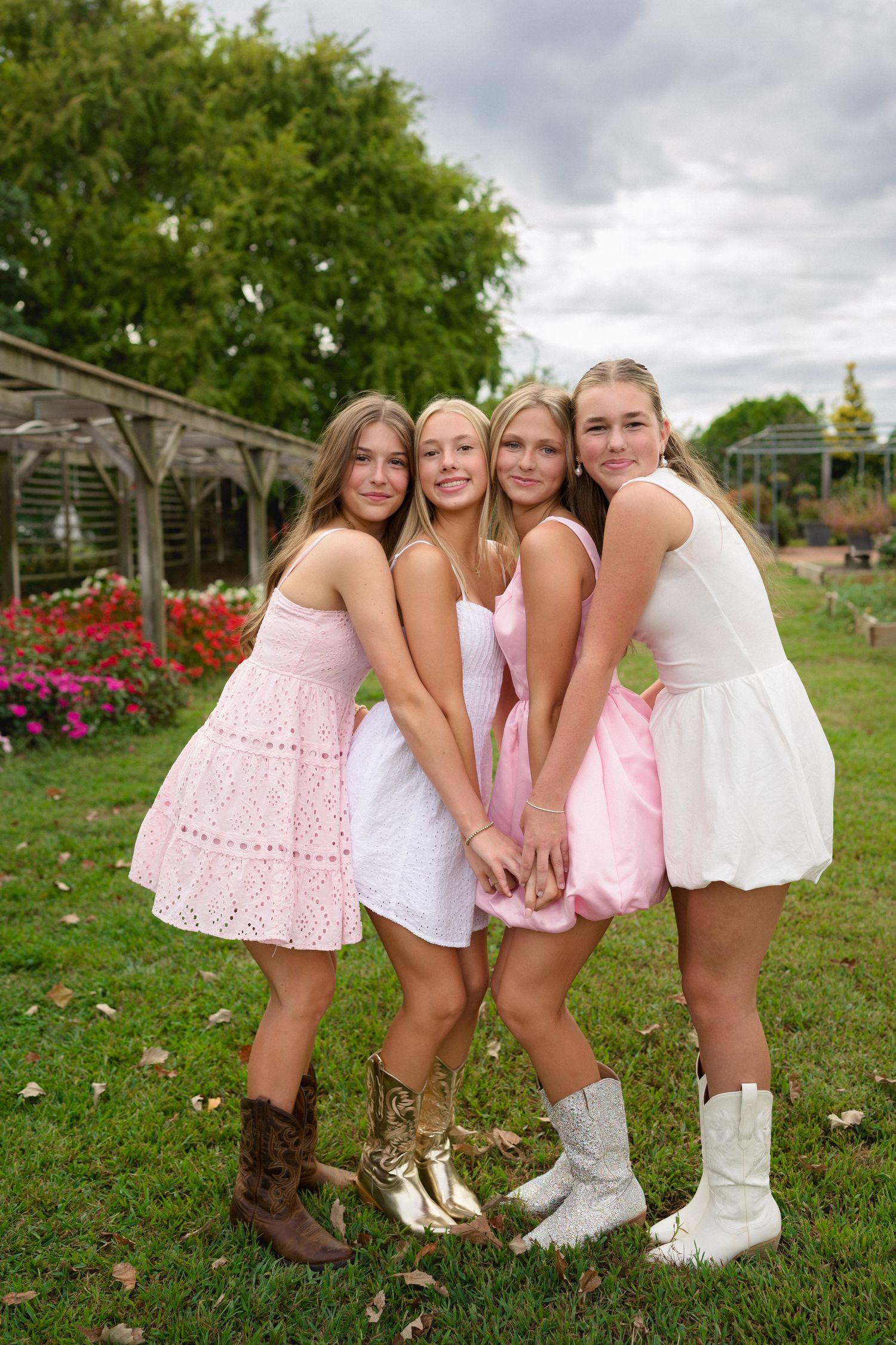 Group portraits at JC Raulston Arboretum in Raleigh
