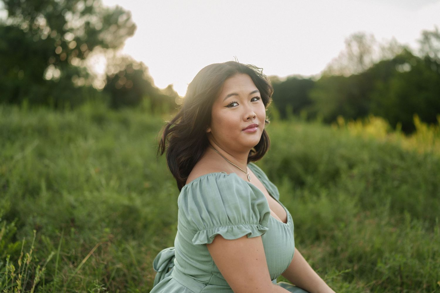 Raleigh NC Senior Portrait Photographer at Dix Park