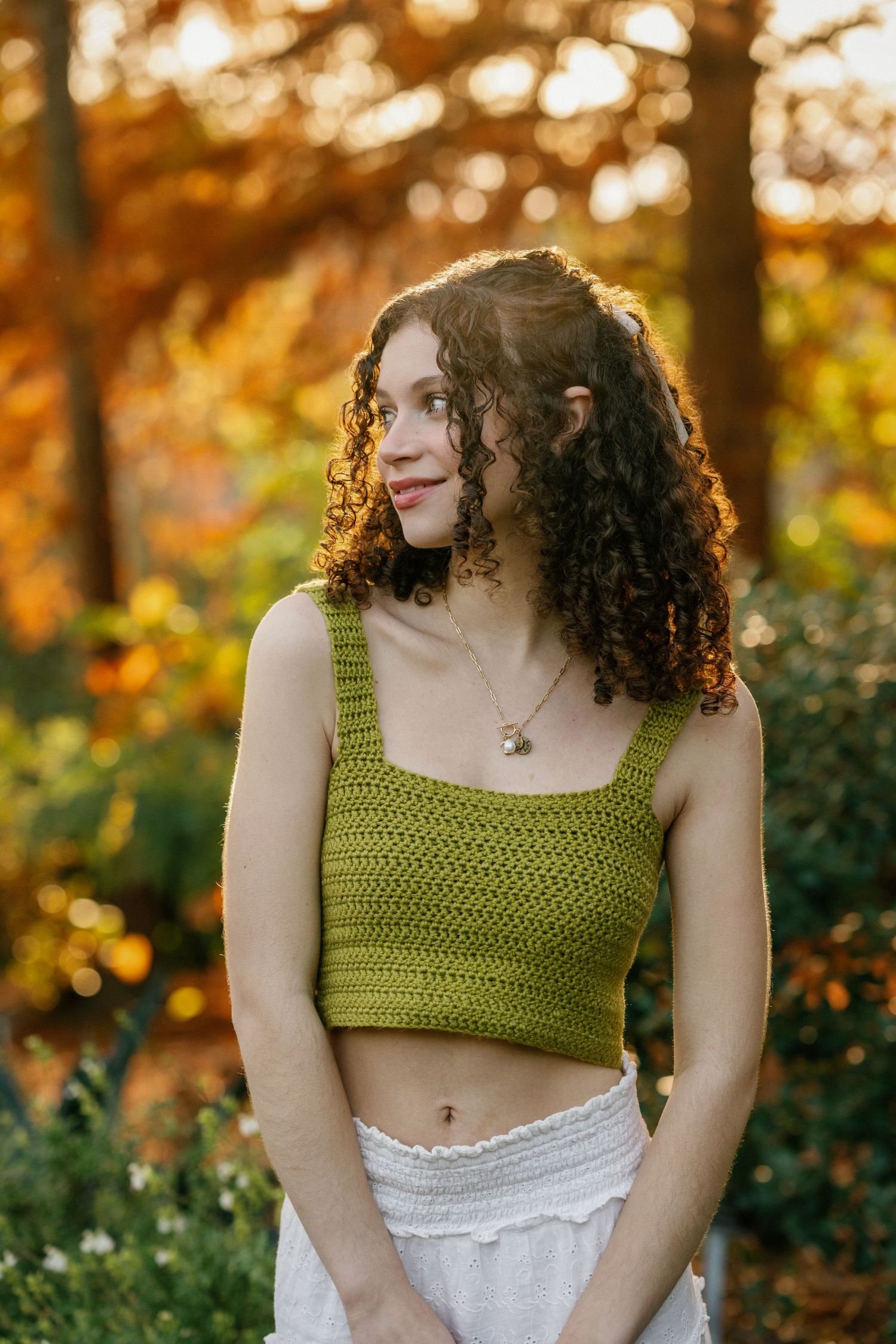 Raleigh North Carolina High School Senior Photographer at JC Raulston Arboretum