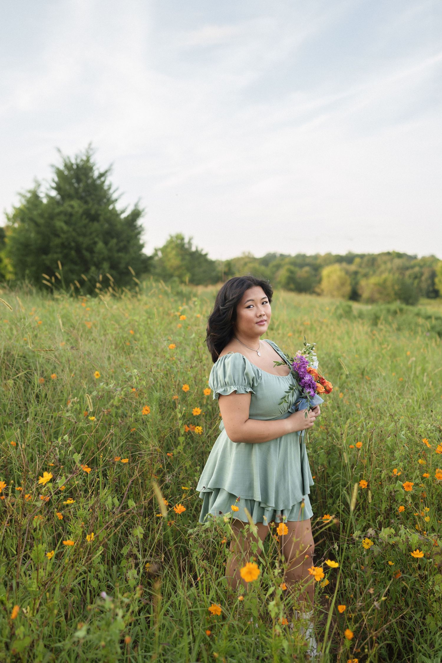 Raleigh NC Senior Portrait Photographer at Dix Park