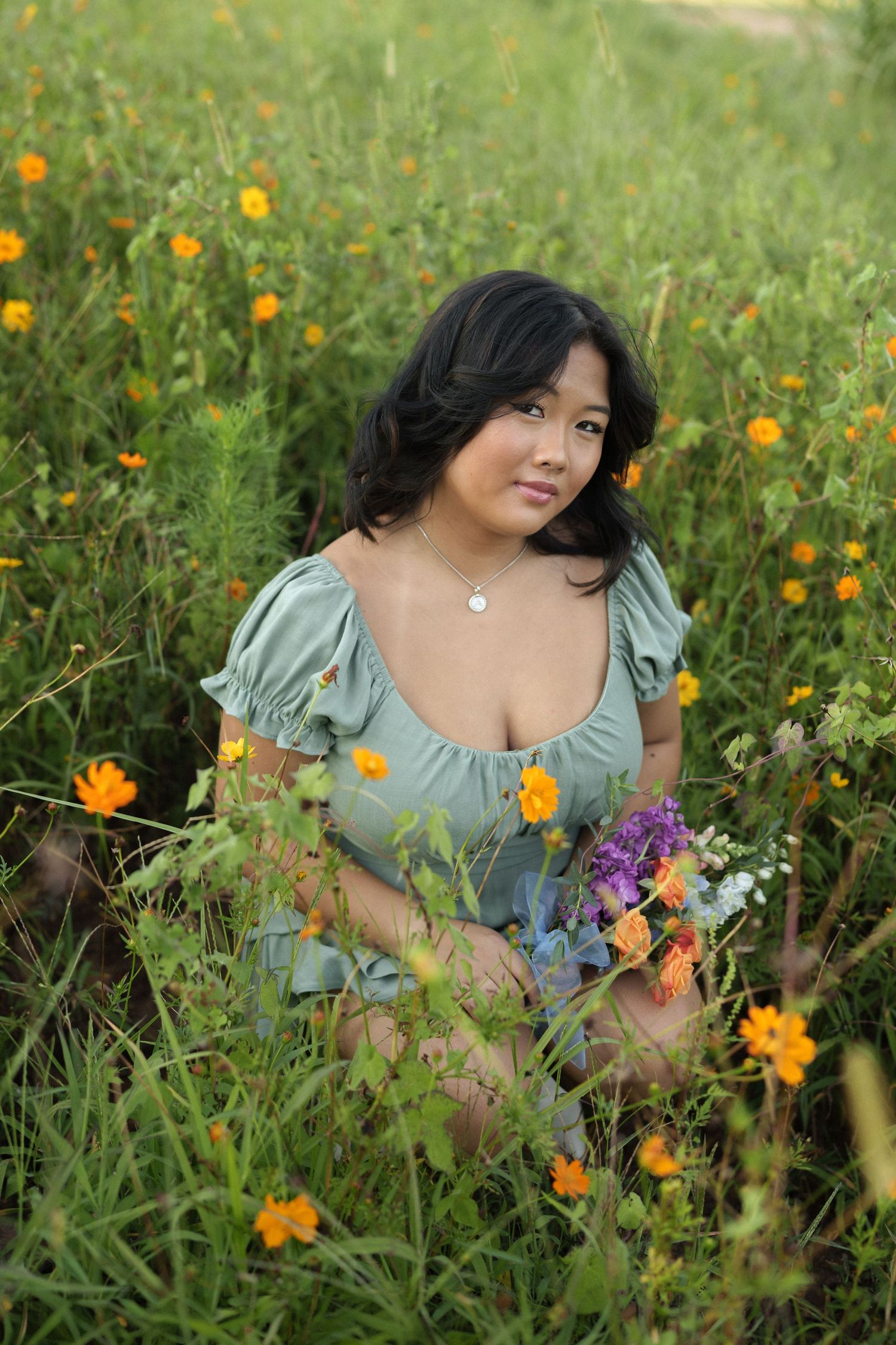 Raleigh NC Senior Portrait Photographer at Dix Park