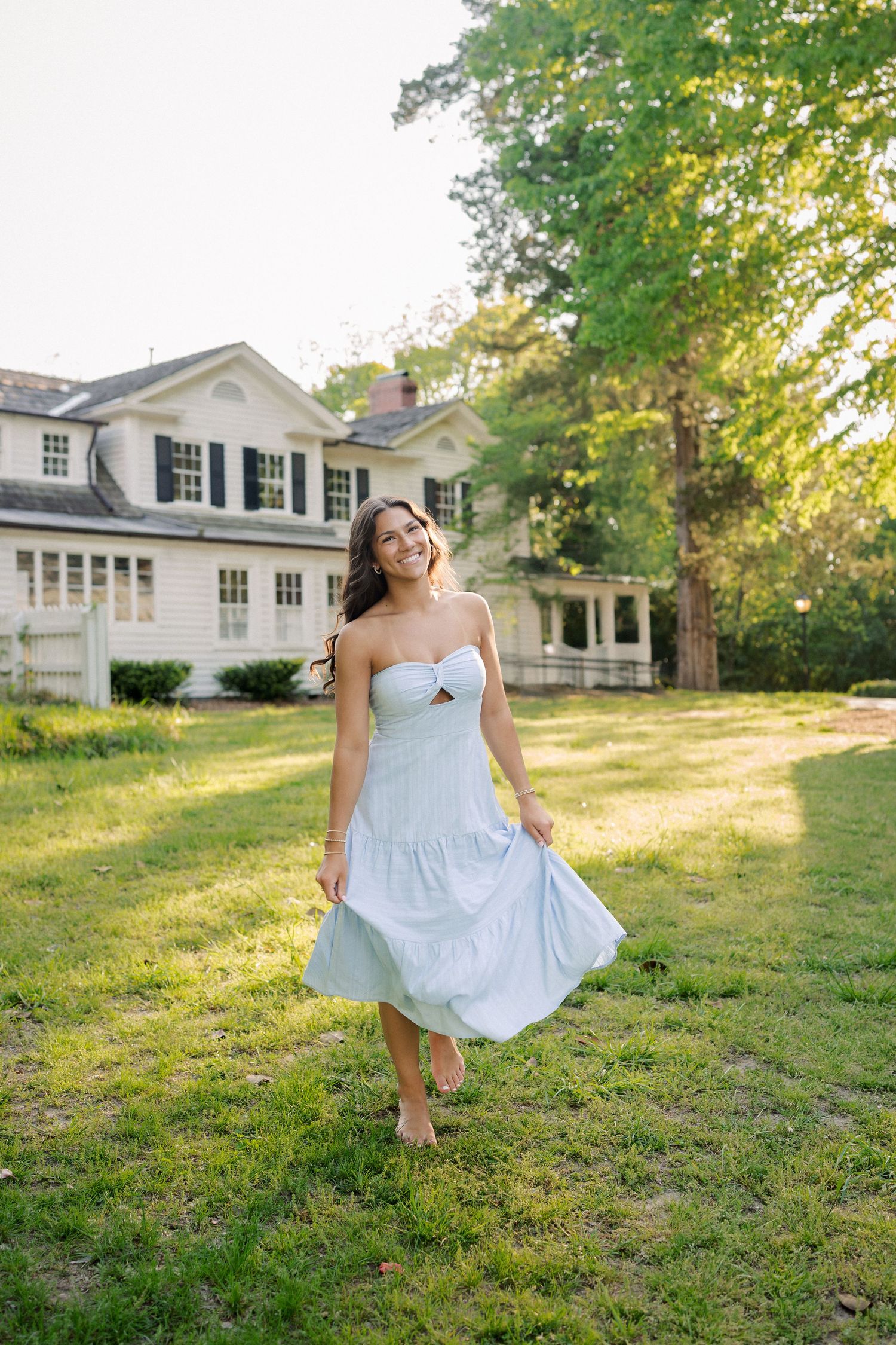 Raleigh photographer Historic Oakview senior photos