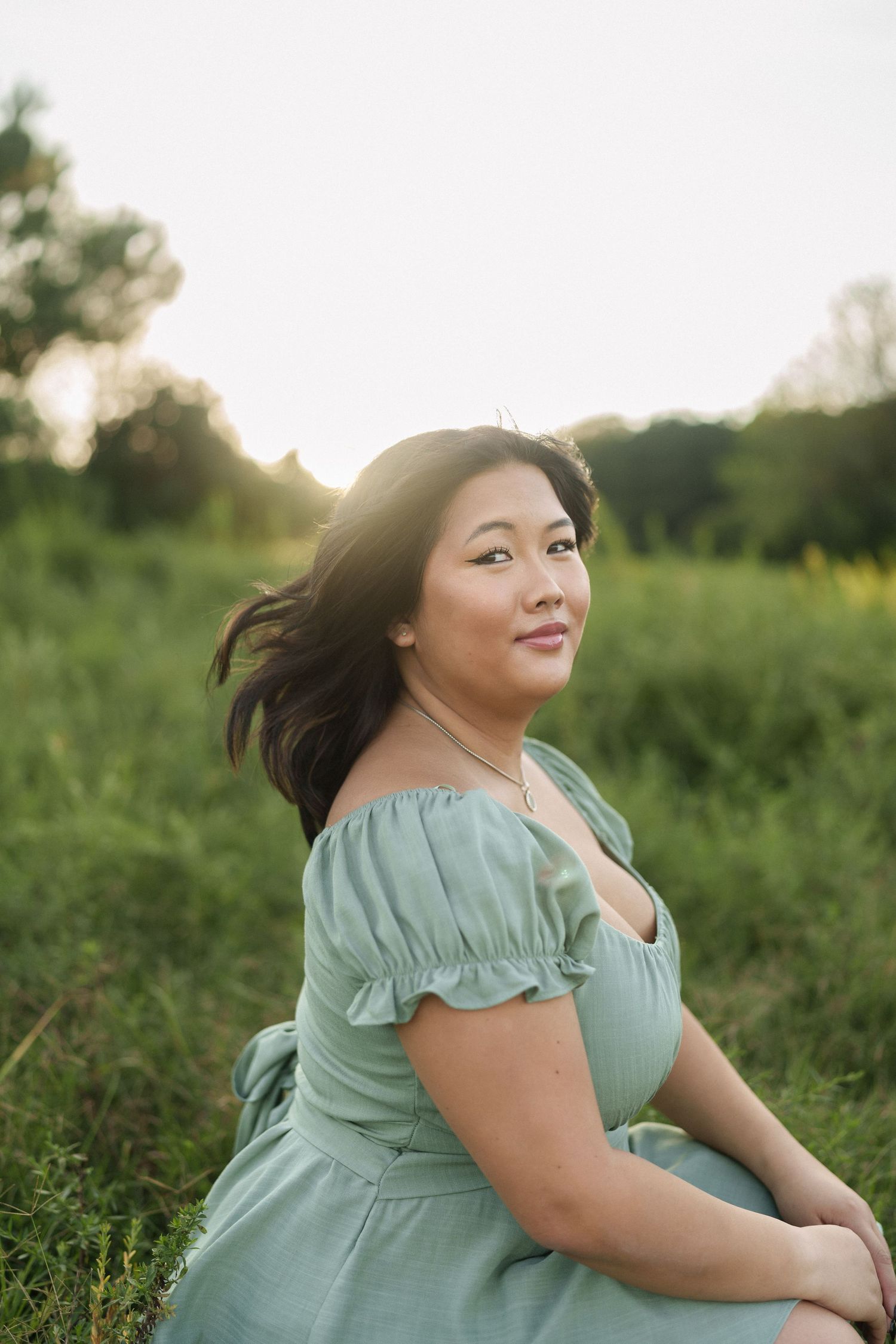 Raleigh NC Senior Portrait Photographer at Dix Park