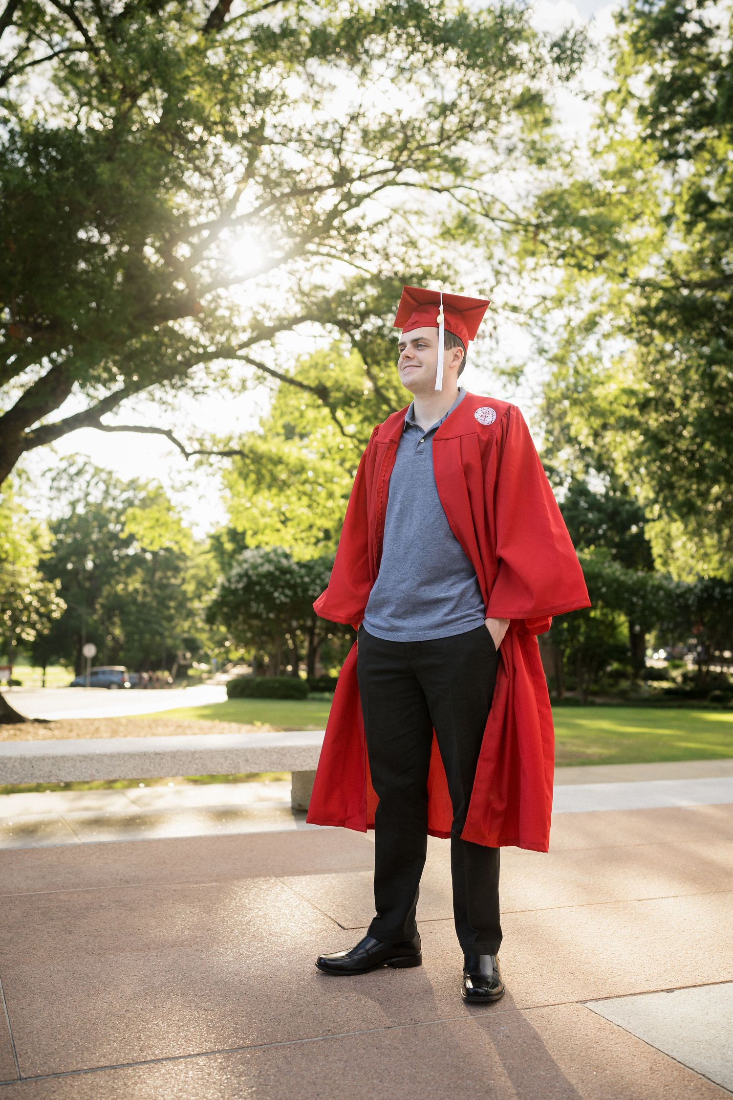 NC State University graduate portrait in Raleigh NC by Stephanie Marie Imagery