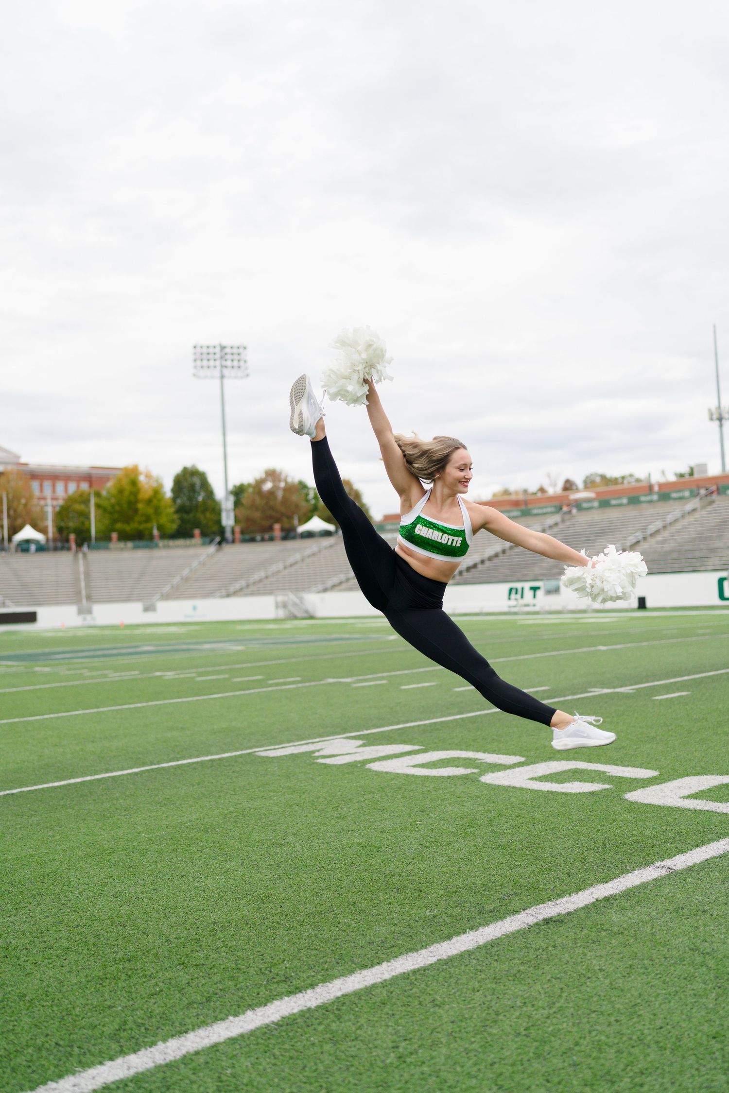 UNC Charlotte Dance Team Raleigh photographer