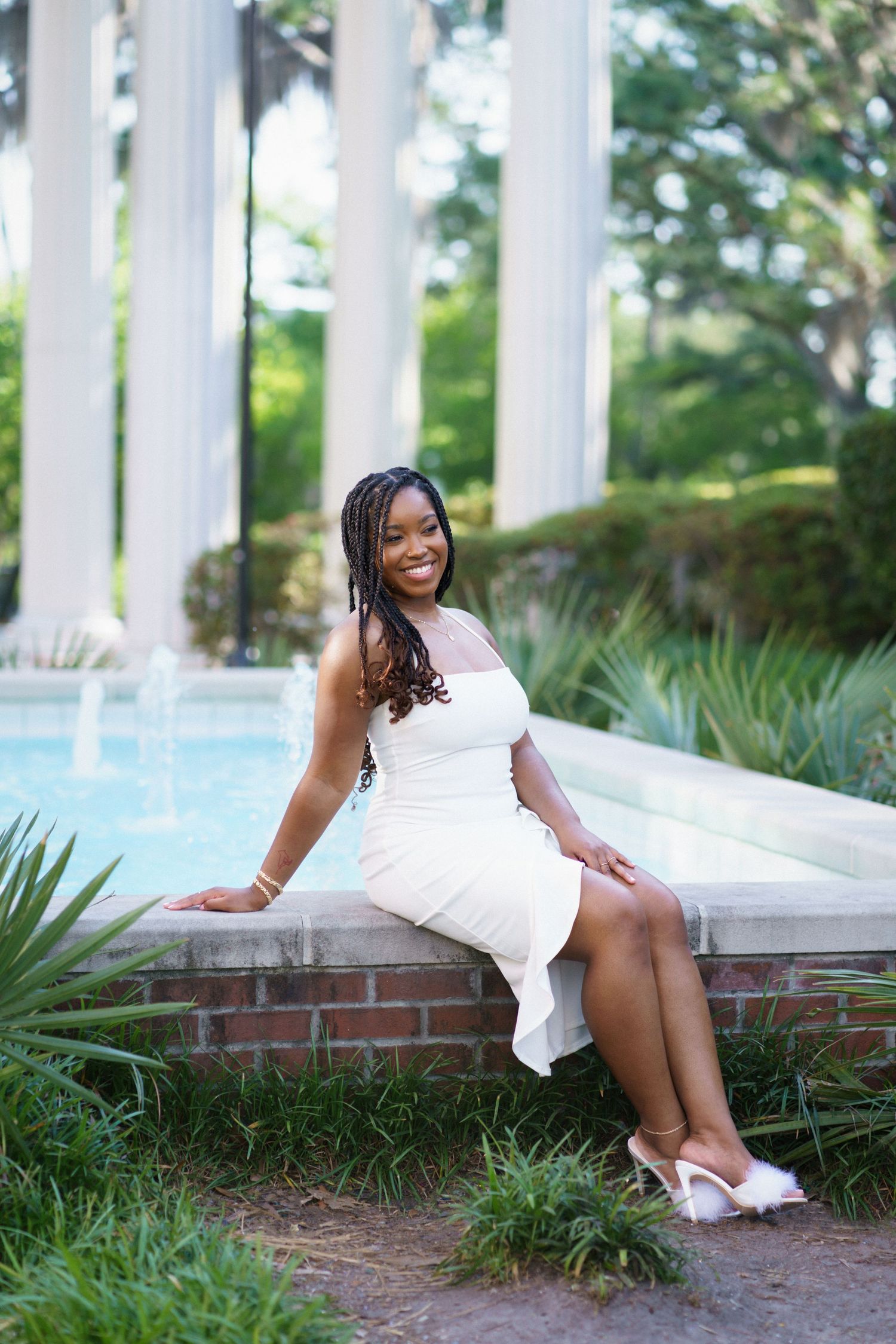 UNC Wilmington graduate portrait in Raleigh NC by Stephanie Marie Imagery