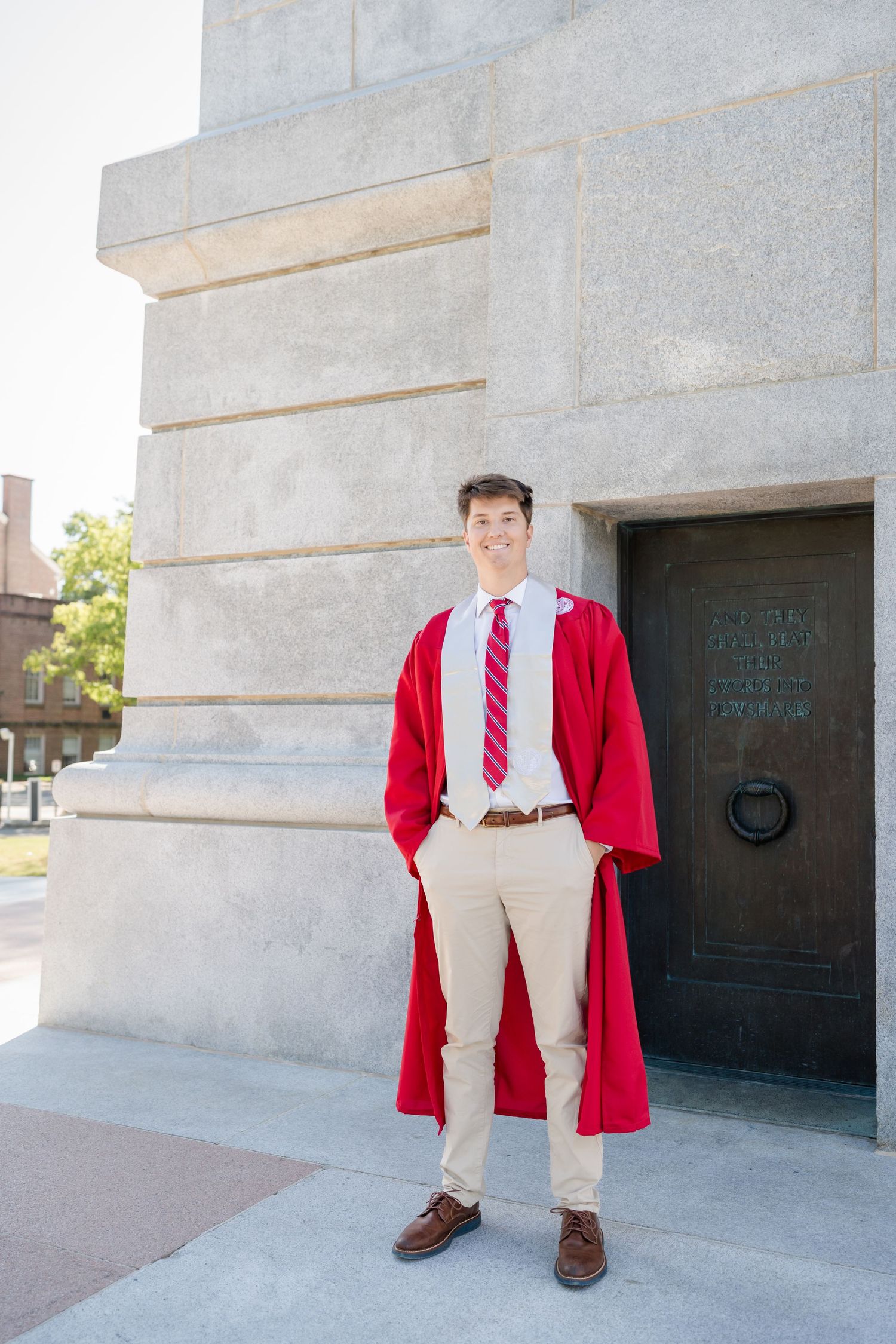 NC State University graduate portrait in Raleigh NC by Stephanie Marie Imagery