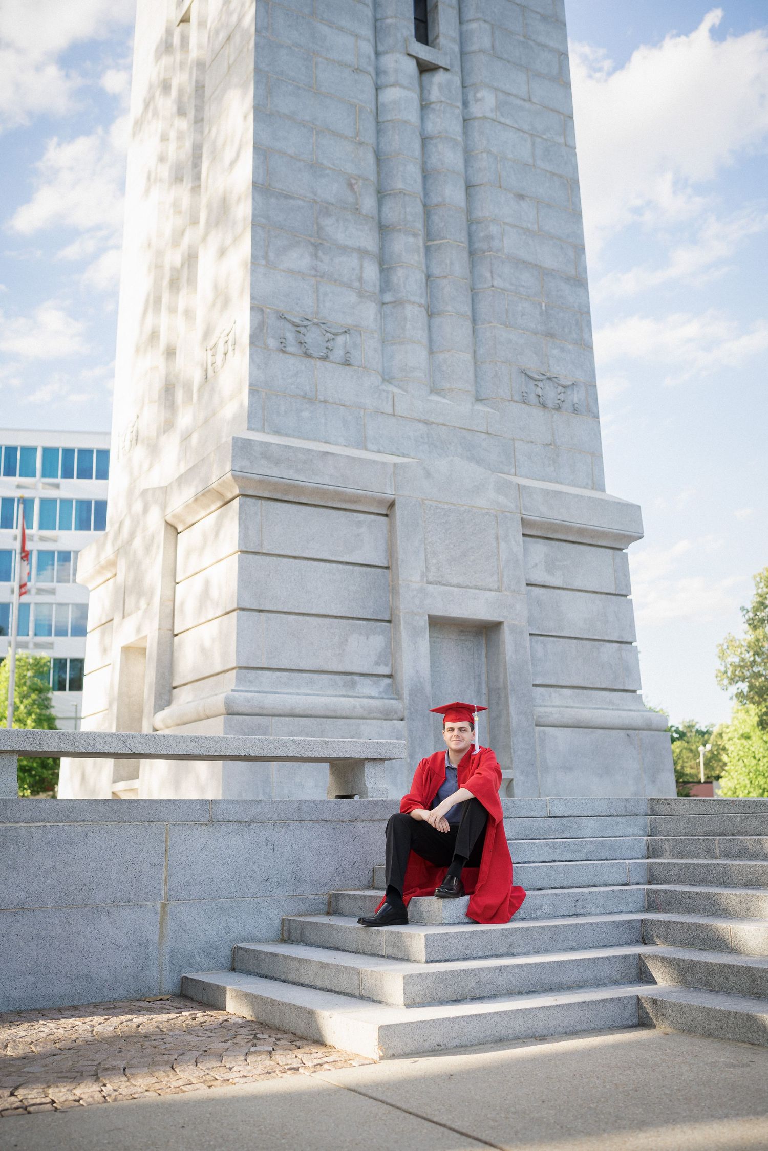 NC State University graduate portrait in Raleigh NC by Stephanie Marie Imagery