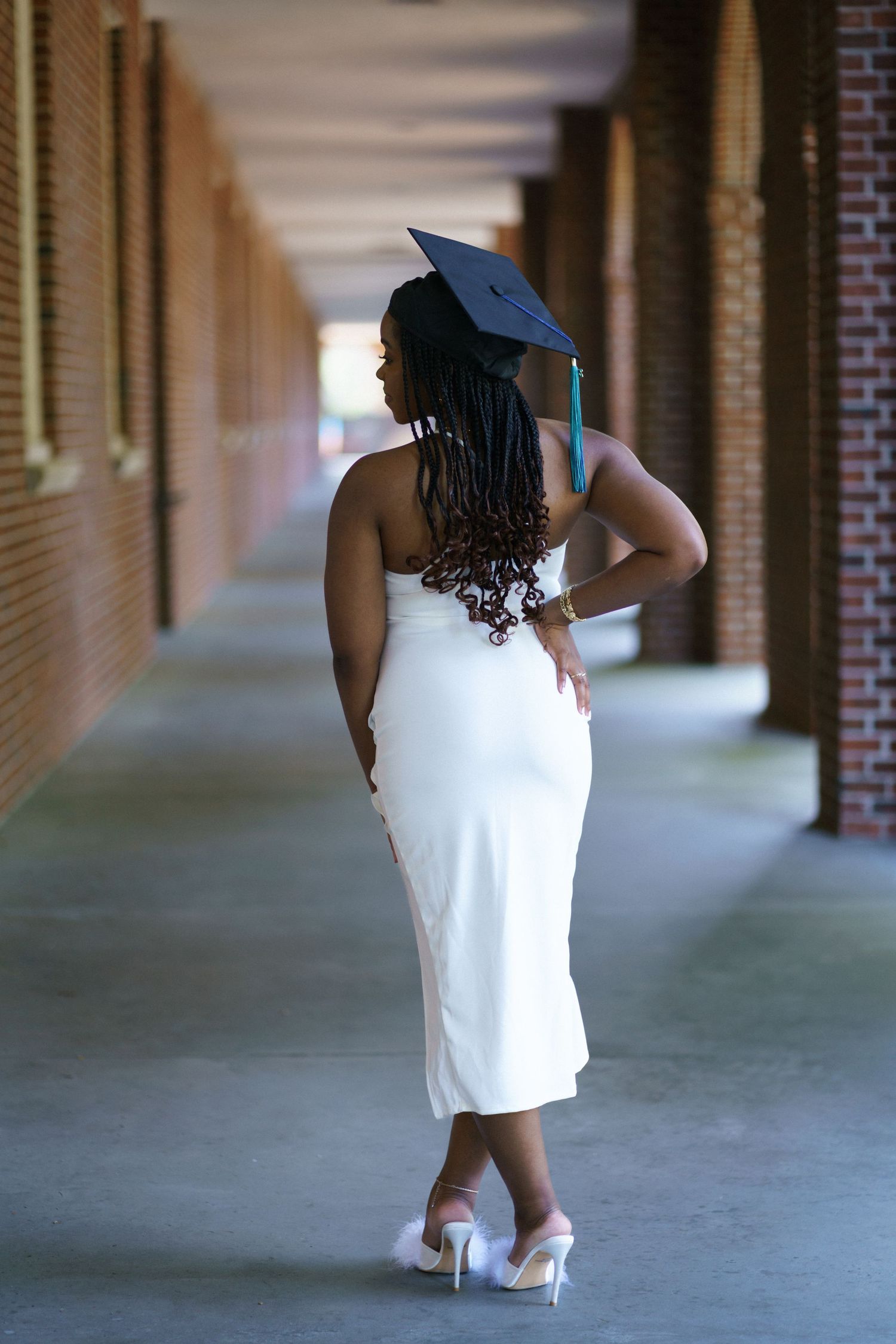 UNC Wilmington graduate portrait in Raleigh NC by Stephanie Marie Imagery