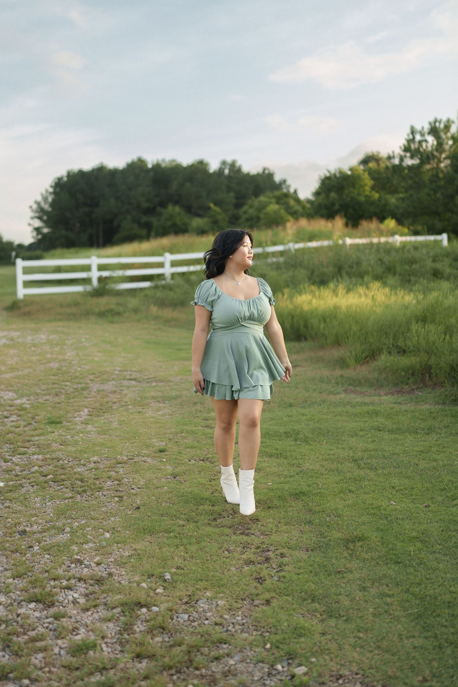 Raleigh NC Senior Portrait Photographer at Dix Park