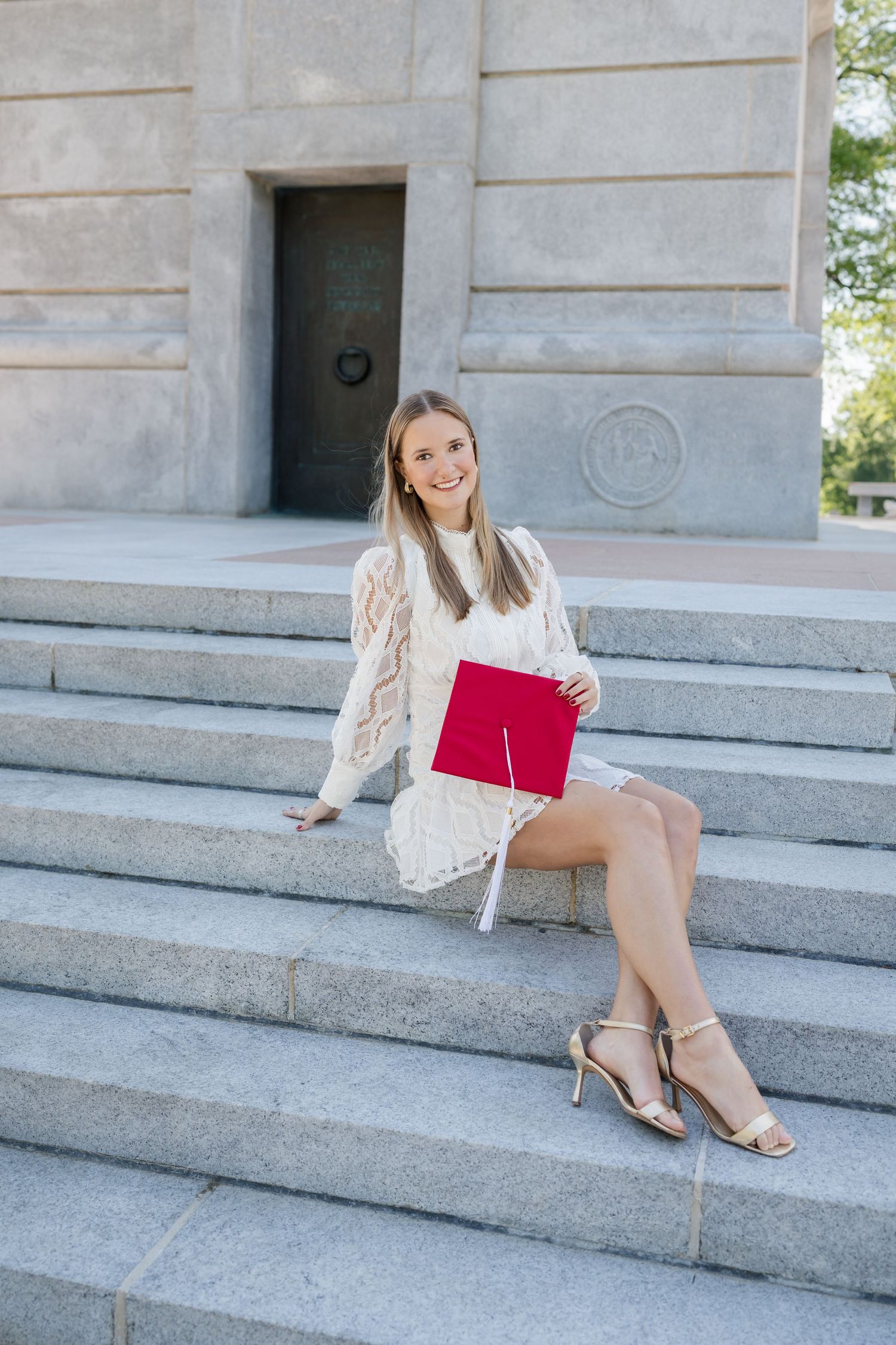 NC State University graduate portrait in Raleigh NC by Stephanie Marie Imagery