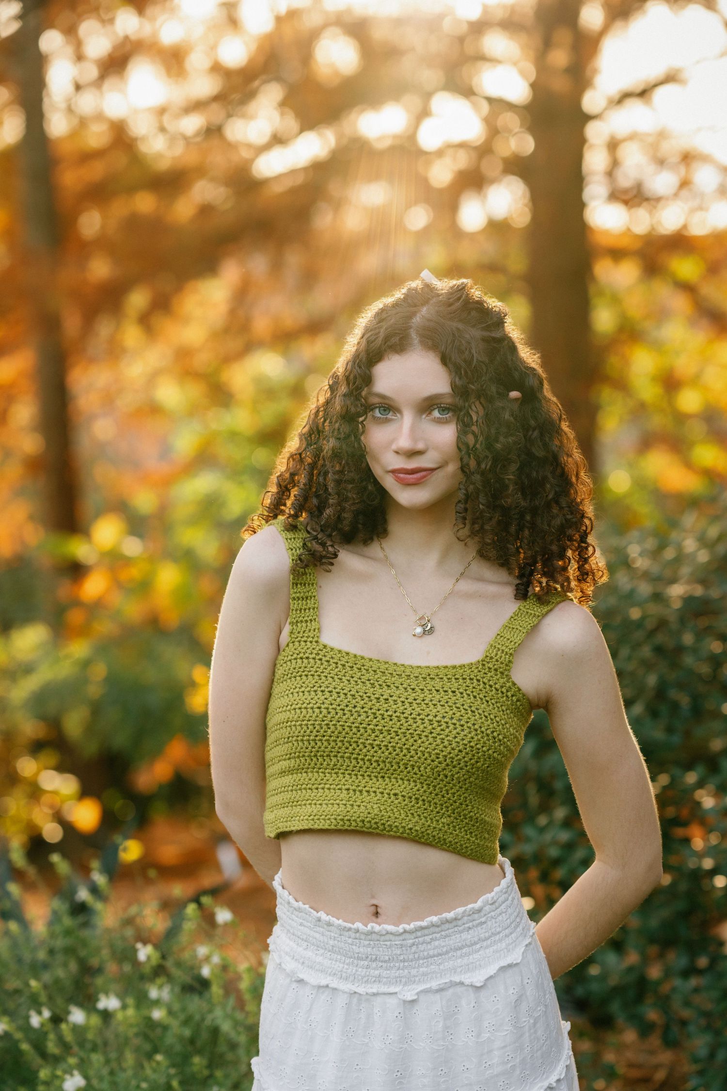 Raleigh North Carolina High School Senior Photographer at JC Raulston Arboretum