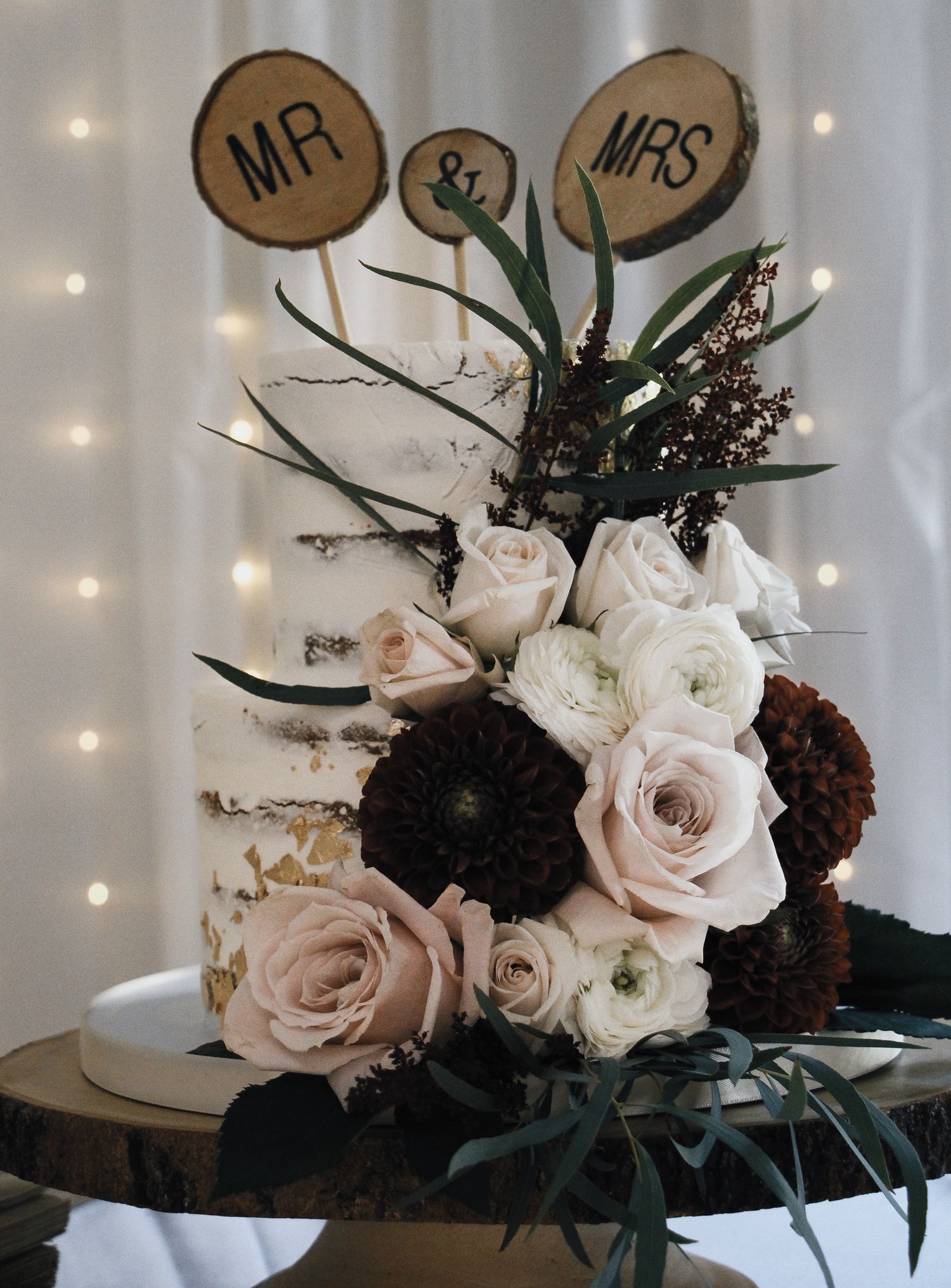 Goochland, VA Wedding- The wedding cake.