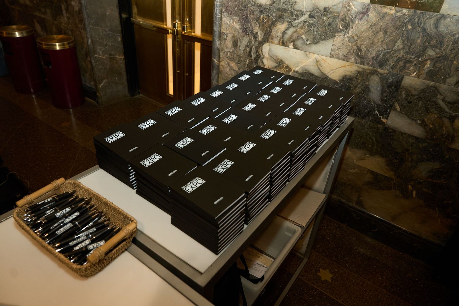 Close-up view of vintage typewriter keys and mechanisms in dim lighting showing mechanical details and patina.