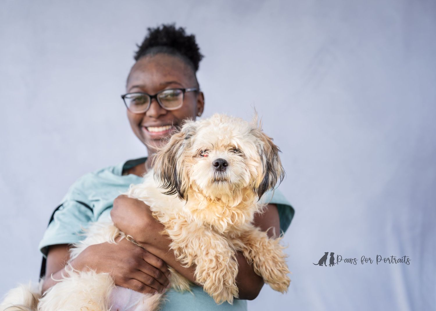 Adopted dog through Pawesome Southern Rescue petsmart adoption event in Warner Robins, GA. Dog photography taken by paws for portraits