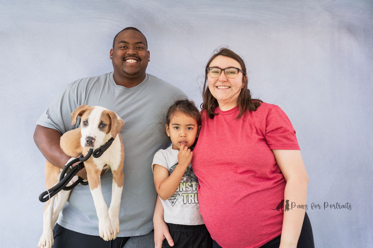 Adopted dog through Pawesome Southern Rescue petsmart adoption event in Warner Robins, GA. Dog photography taken by paws for portraits