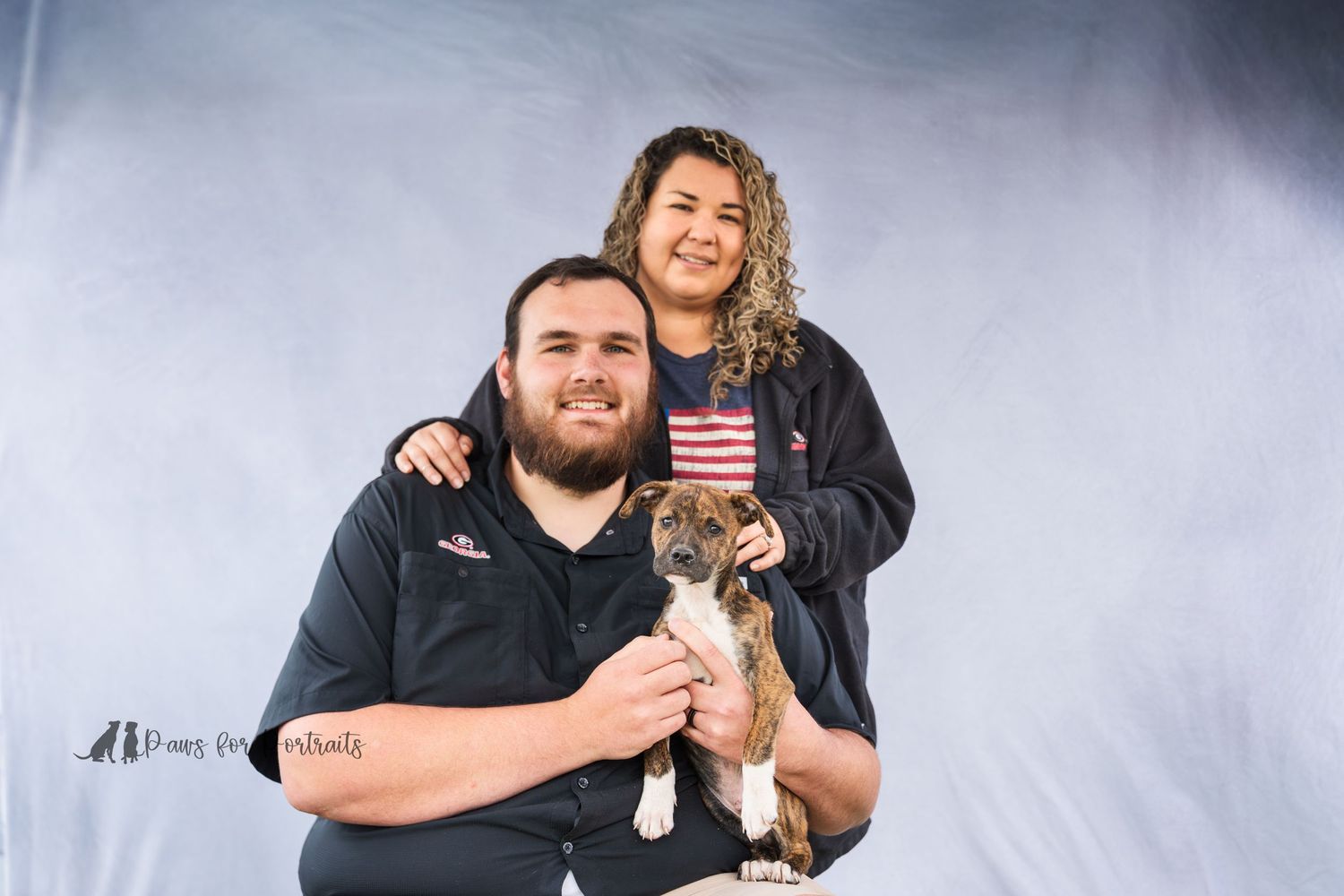 Adopted dog through Pawesome Southern Rescue petsmart adoption event in Warner Robins, GA. Dog photography taken by paws for portraits
