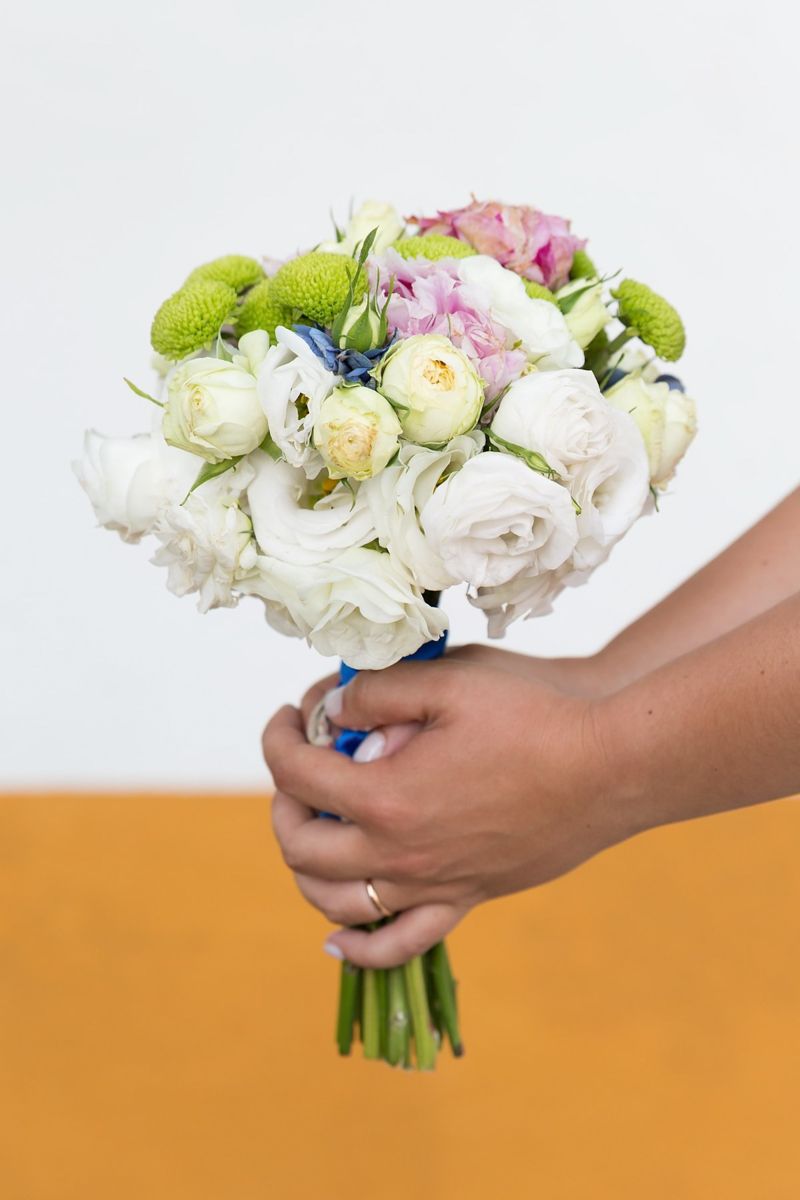 Reportagem de casamento na Herdade da Agolada de Cima - detalhes do bouquet
