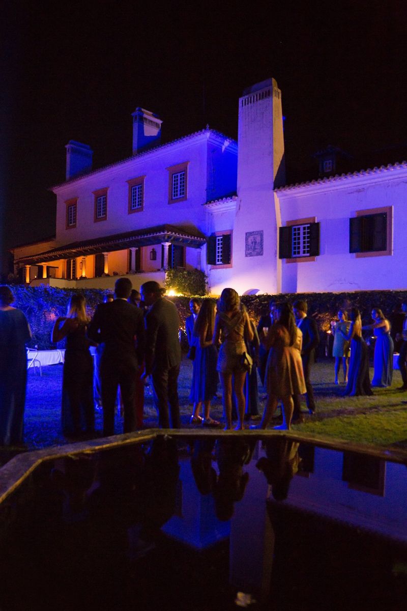 Reportagem de casamento na Herdade da Agolada de Cima - detalhes da pista de dança