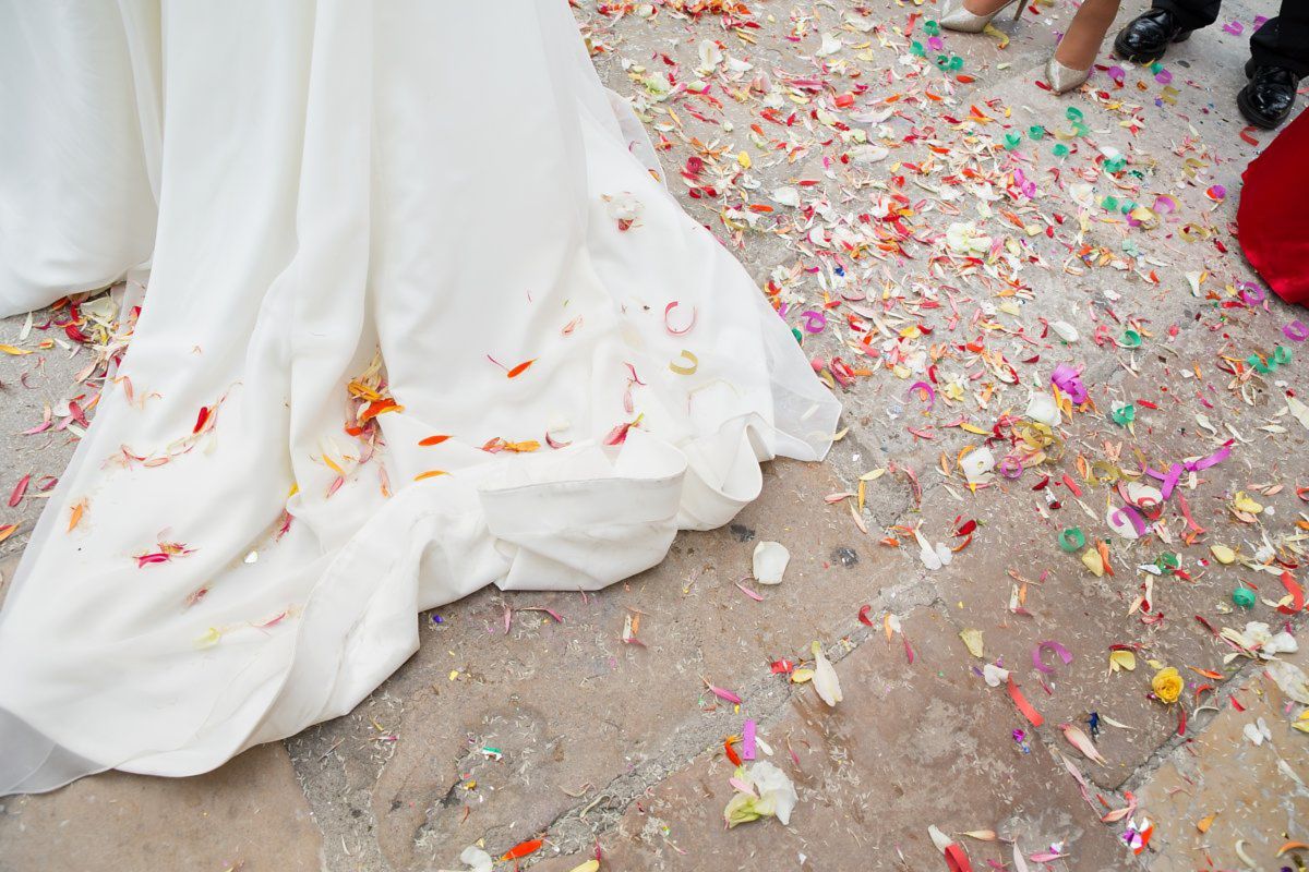 Reportagem de casamento na Quinta da Serra em Sintra - saída da igreja
