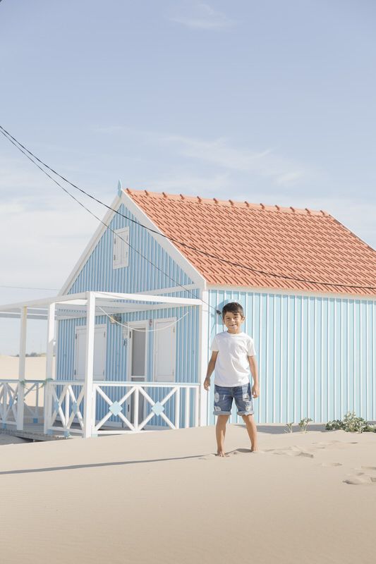 Sessão fotográfica de família na Praia da Saúde