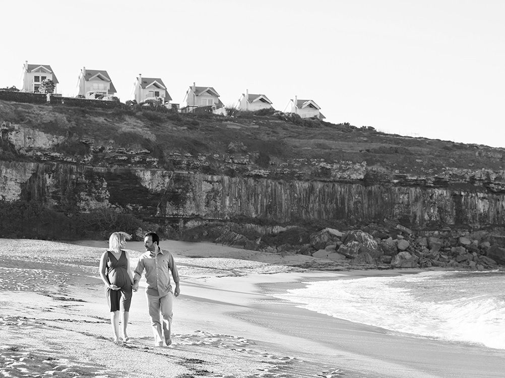 Sessão fotográfica de gravidez - fotografias profissionais de grávida na Ericeira