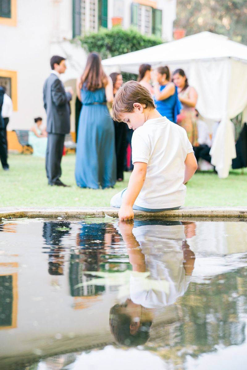 Reportagem de casamento na Herdade da Agolada de Cima - convidados no cocktail