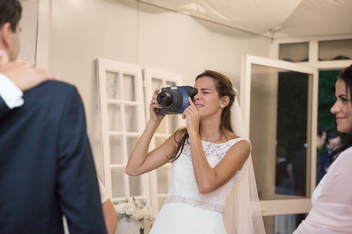Reportagem de casamento na Quinta da Serra em Sintra - fotografias de polaroide